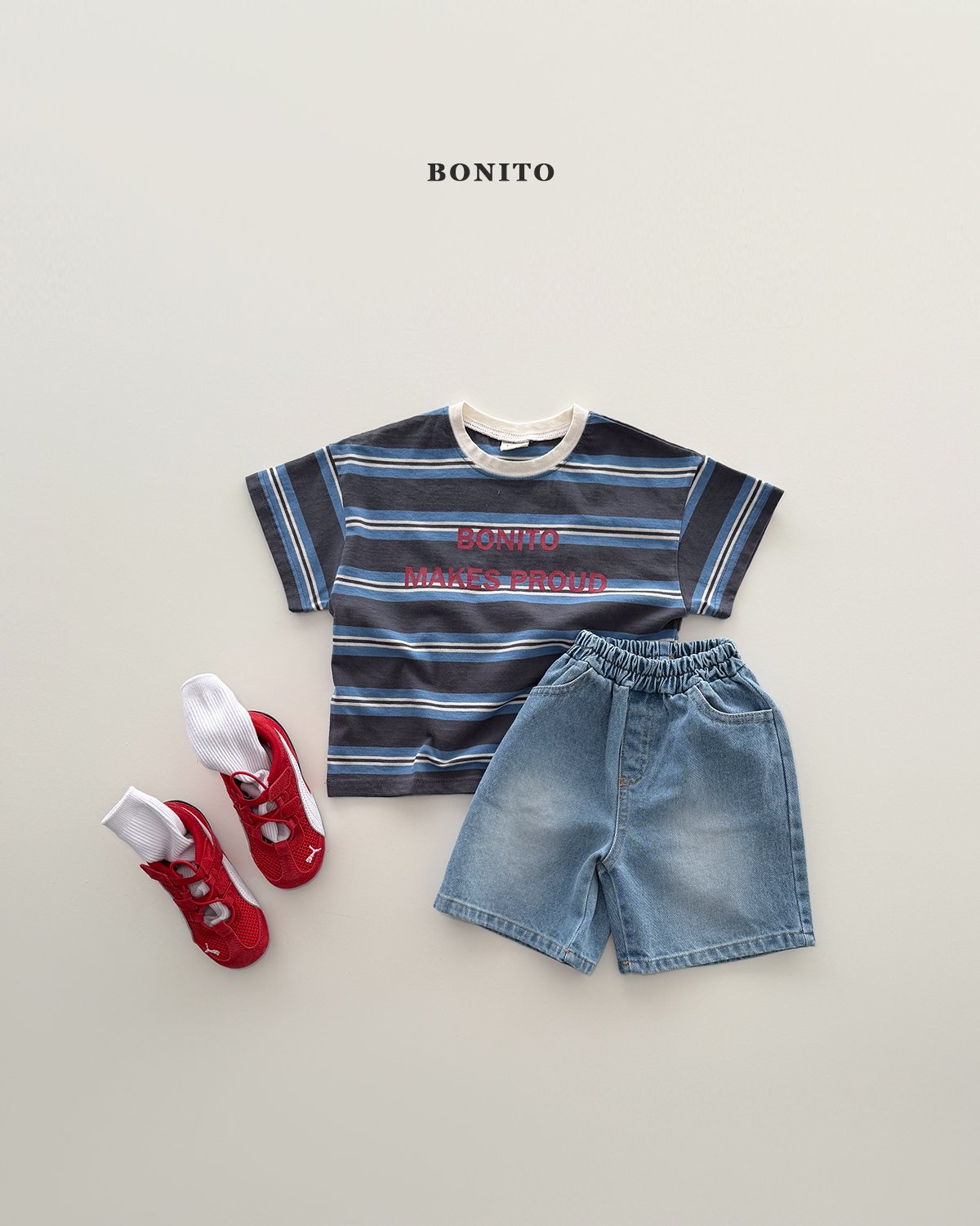 Bermuda Brush Denim Pants