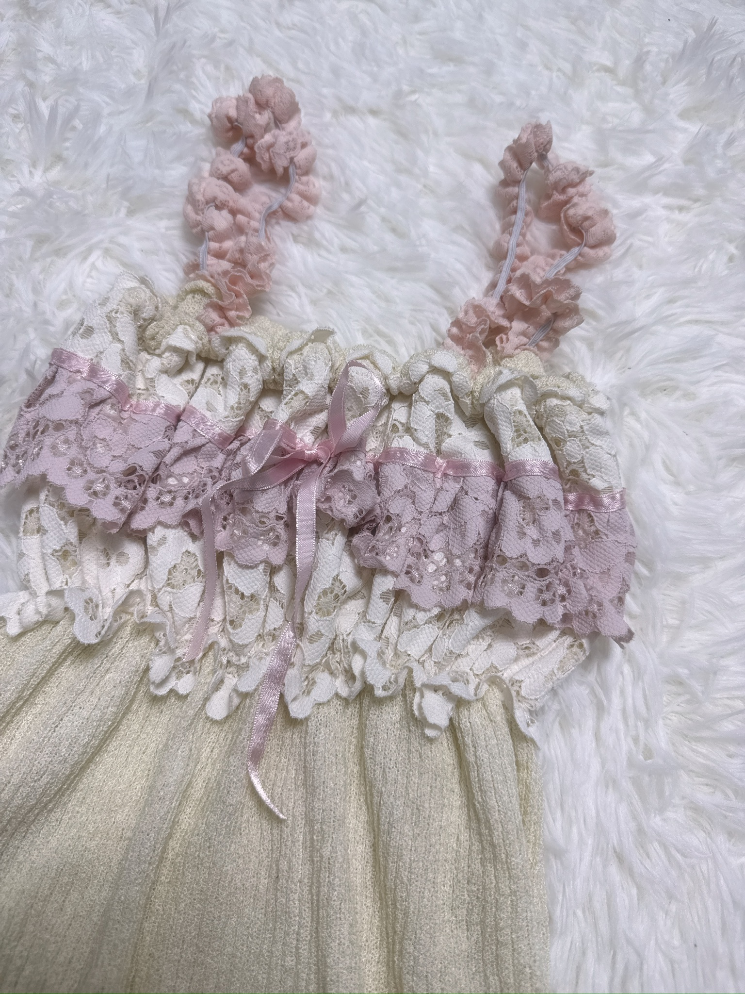 Sweetheart Mori Lace Remade Camisole