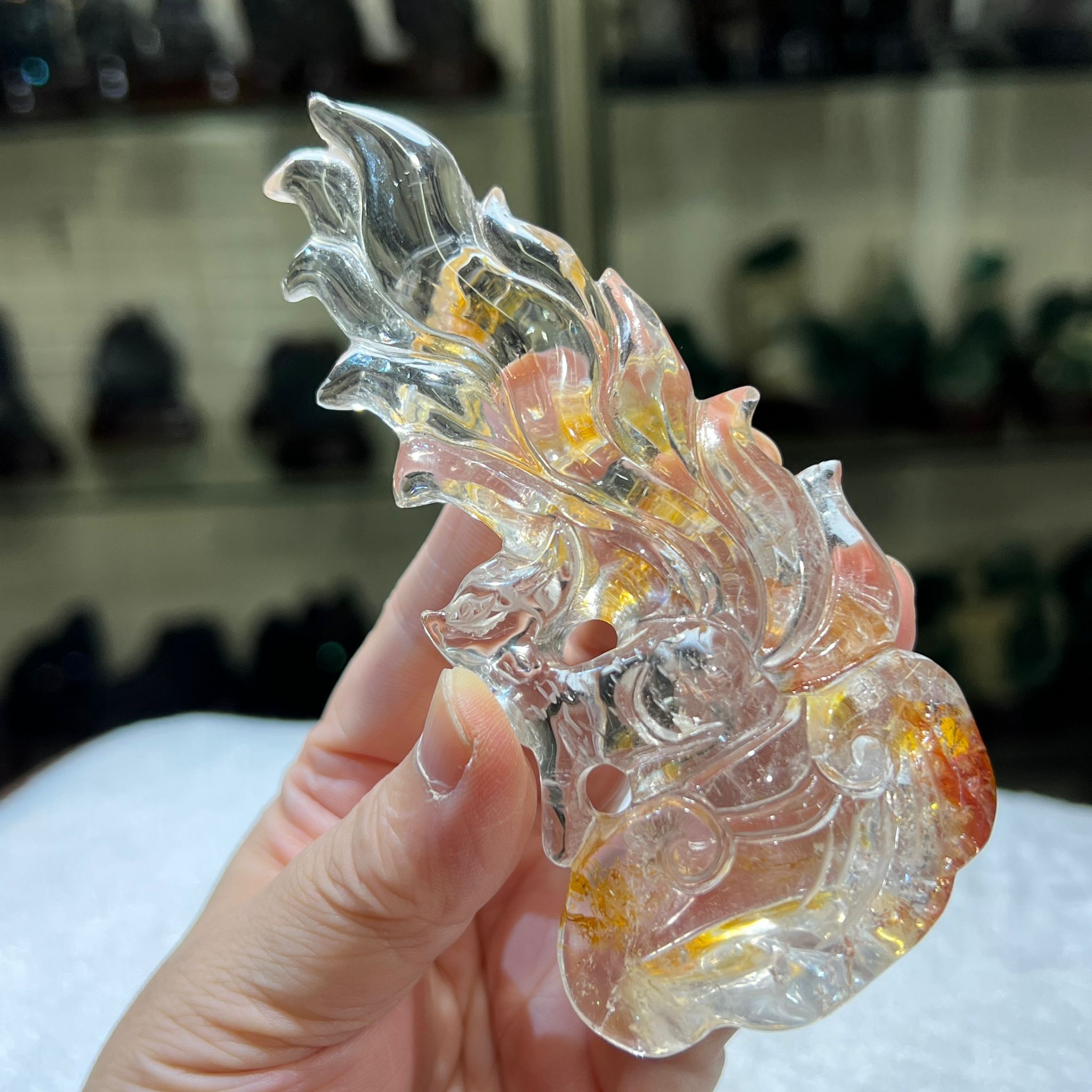 白水晶九尾狐 (連座) #5