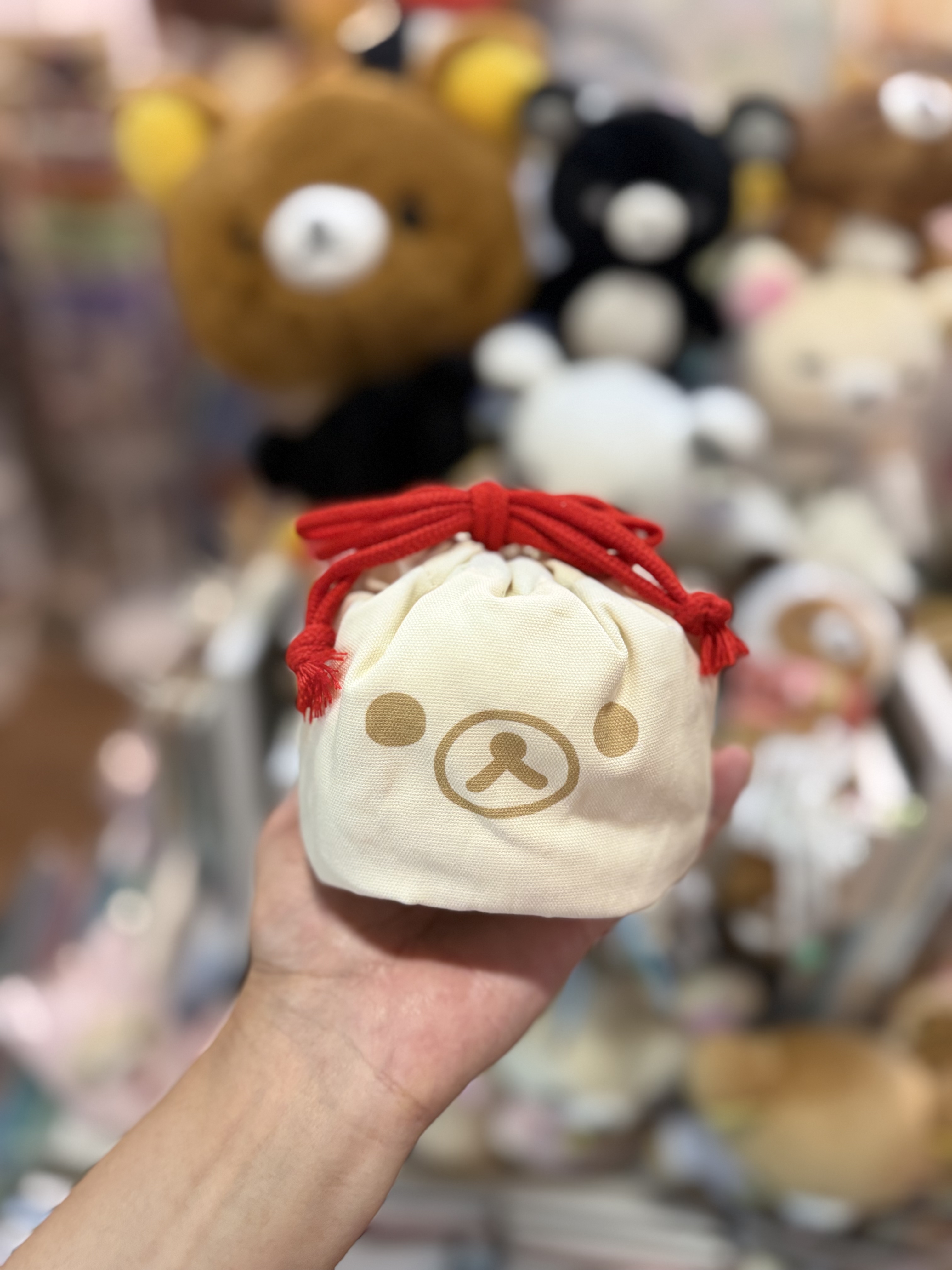 《現貨》全新日本Rilakkuma神戶/橫濱專店限定中華造型索袋
