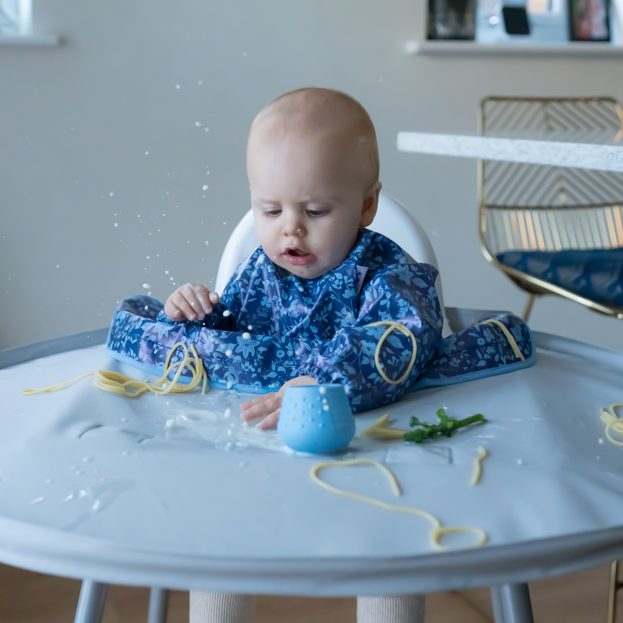 TIDY TOT 自動平衡開口學習杯 50ml - 藍色花園【建議4個月或以上】
