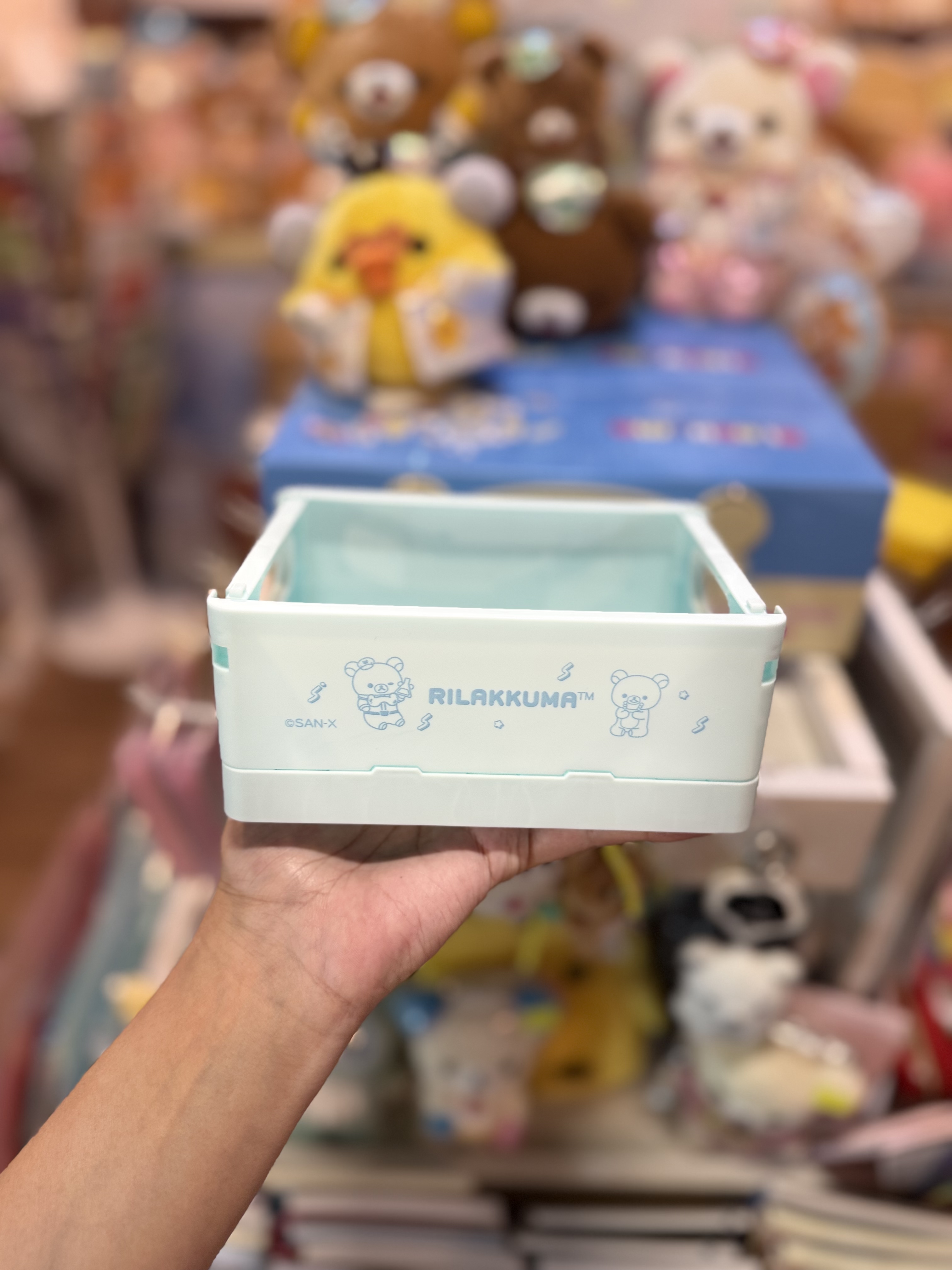 《現貨》全新rilakkuma 實驗室系列摺疊式小物兜