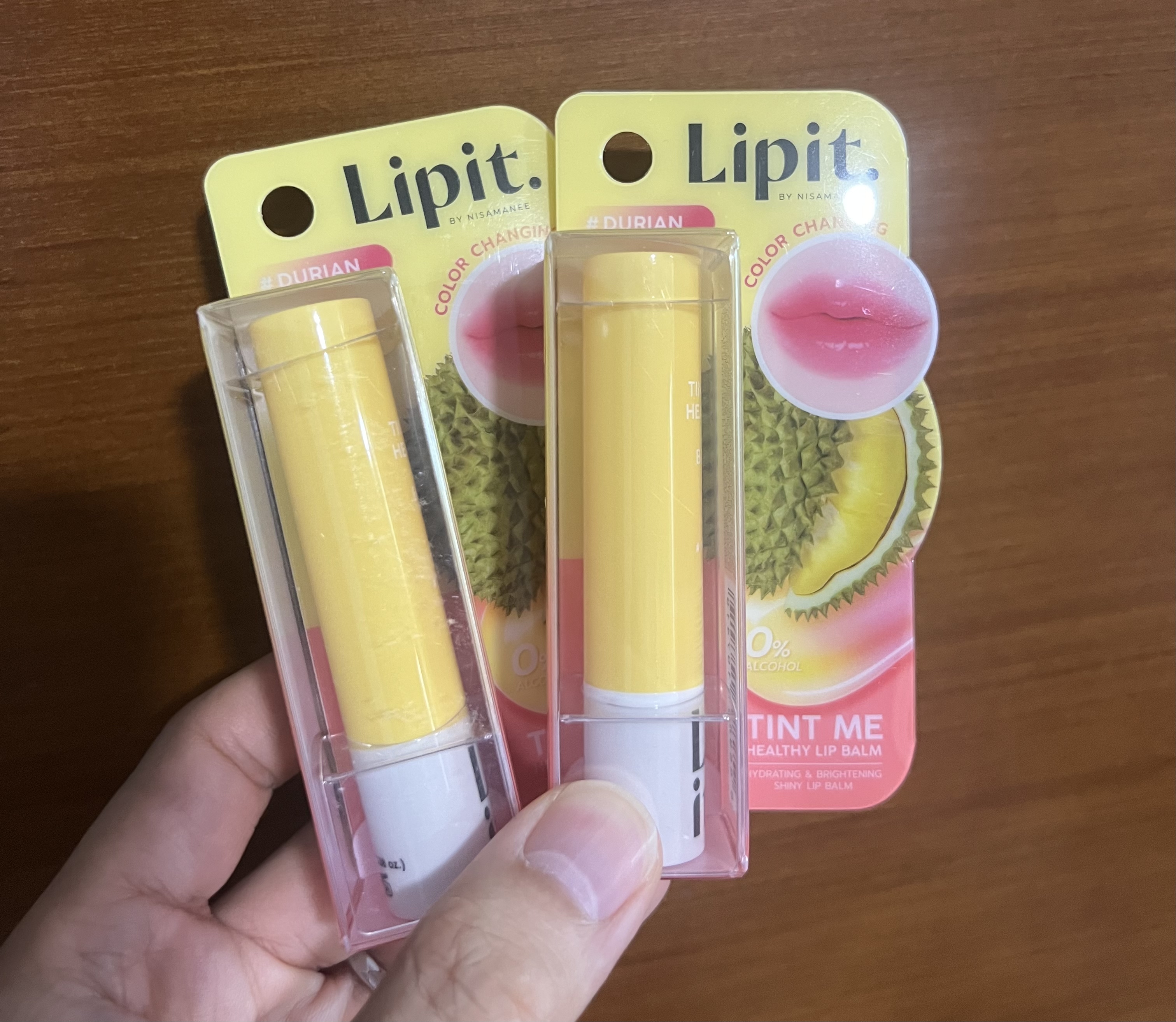 💟現貨💟🇨🇷泰國LIP IT. 貓山王榴槤潤唇膏