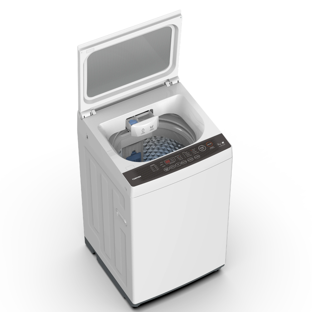 Toshiba 7kg Top Load Washing Machine  AW-M801AS(WS) EEO