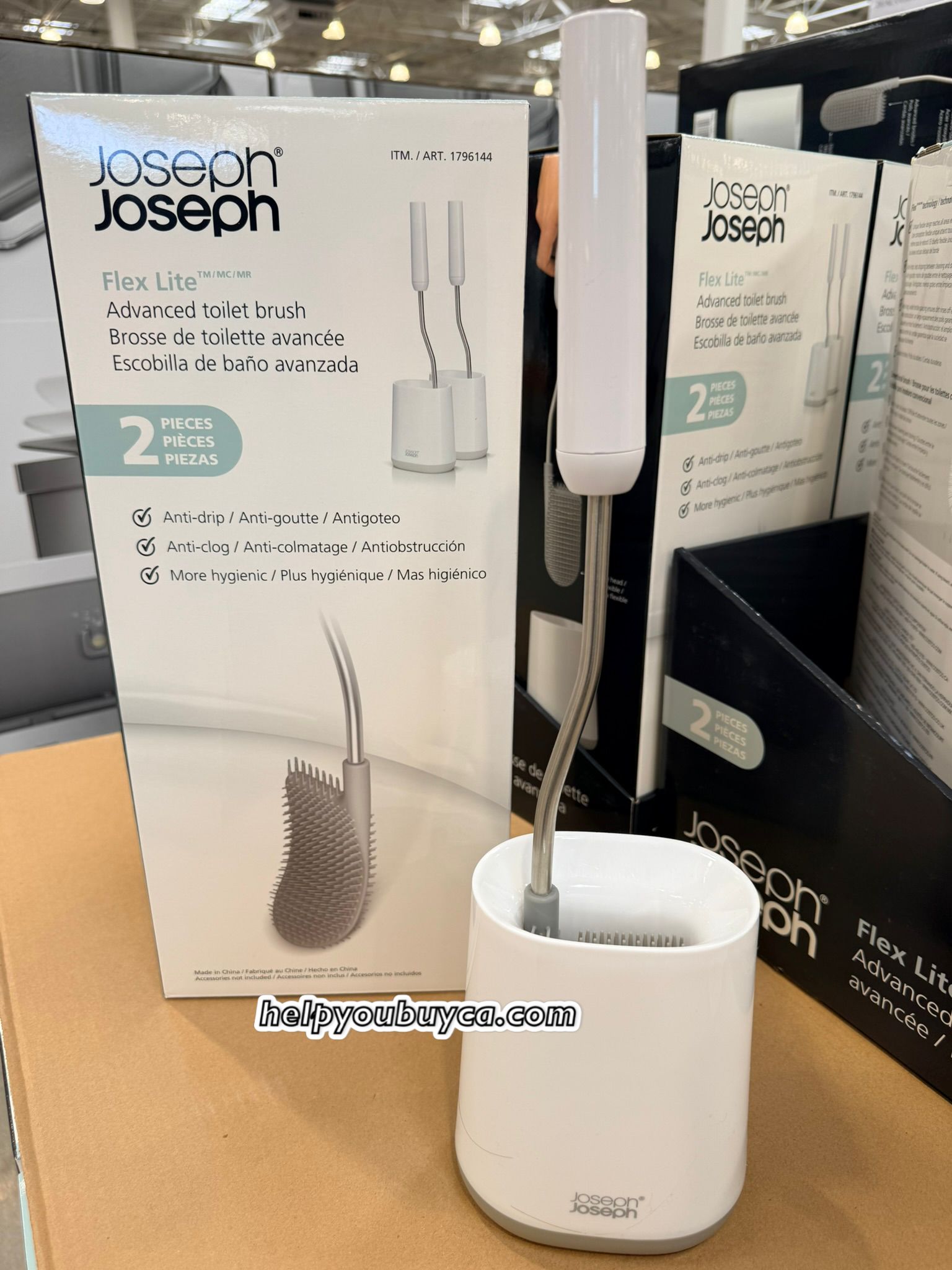 Joseph Joseph Toilet Brush Flex™ Lite 廁所刷 2件裝
