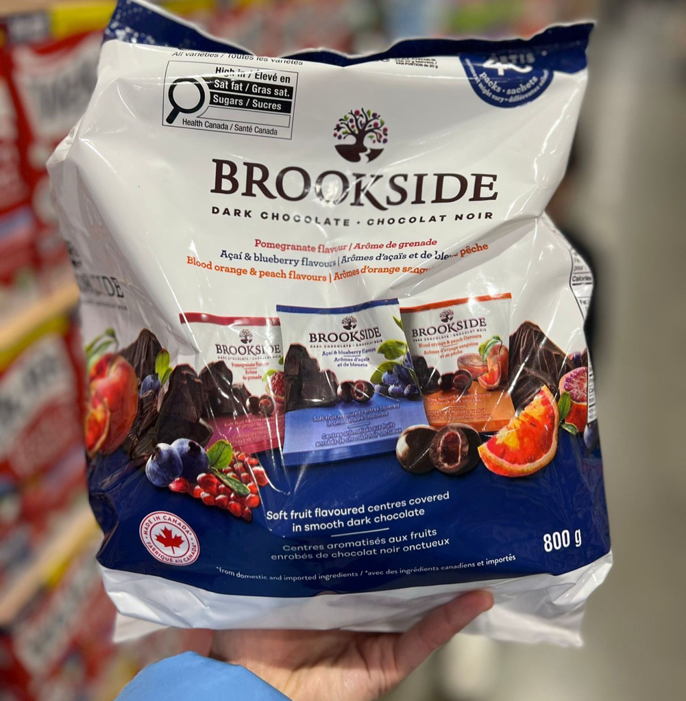 預購預購加拿大直送  BROOKSIDE加拿大直送 BROOKSIDE - 水果黑巧克力雜錦口味20g*40包