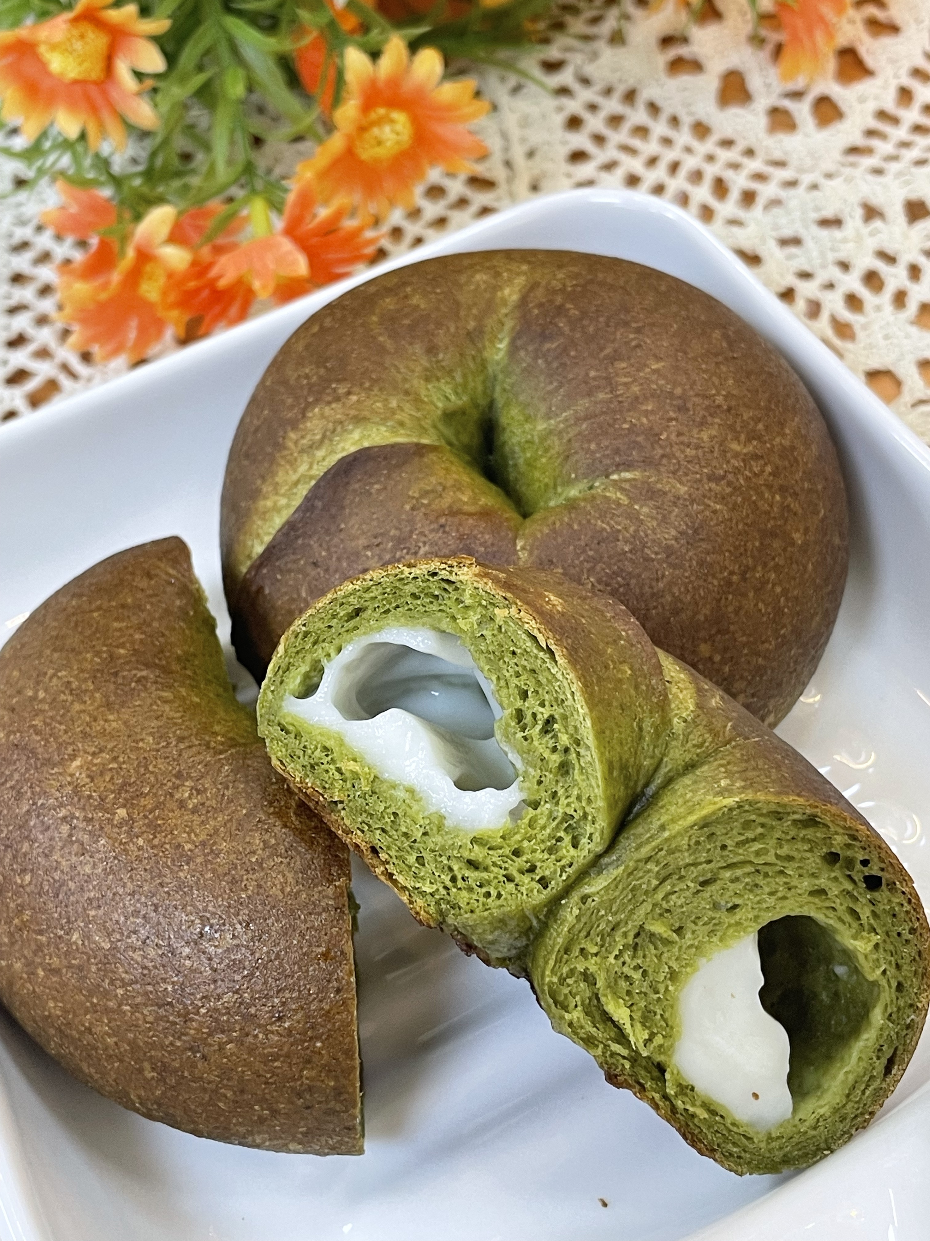 抹茶麻薯小貝果