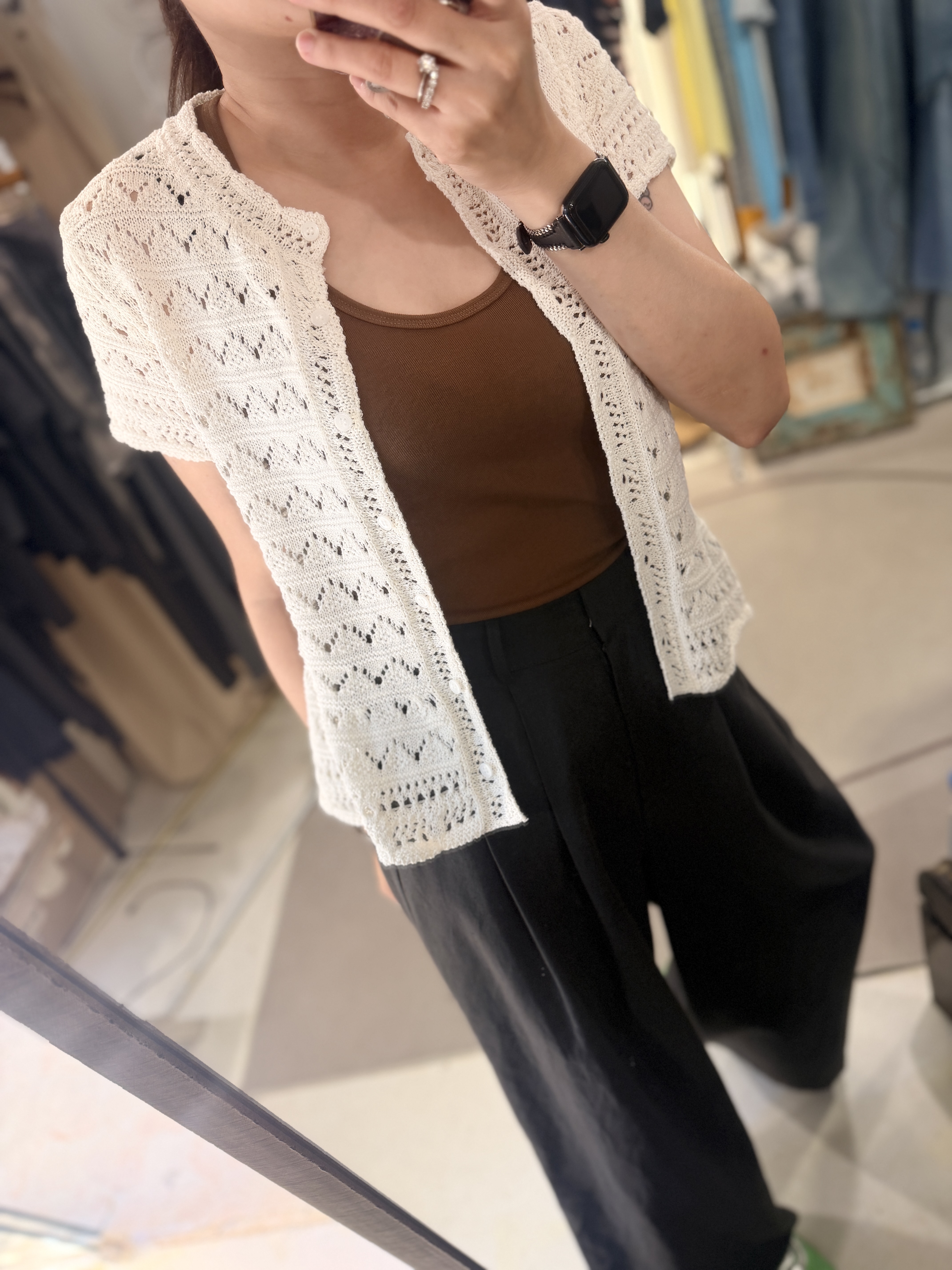 Details knit cardigan 