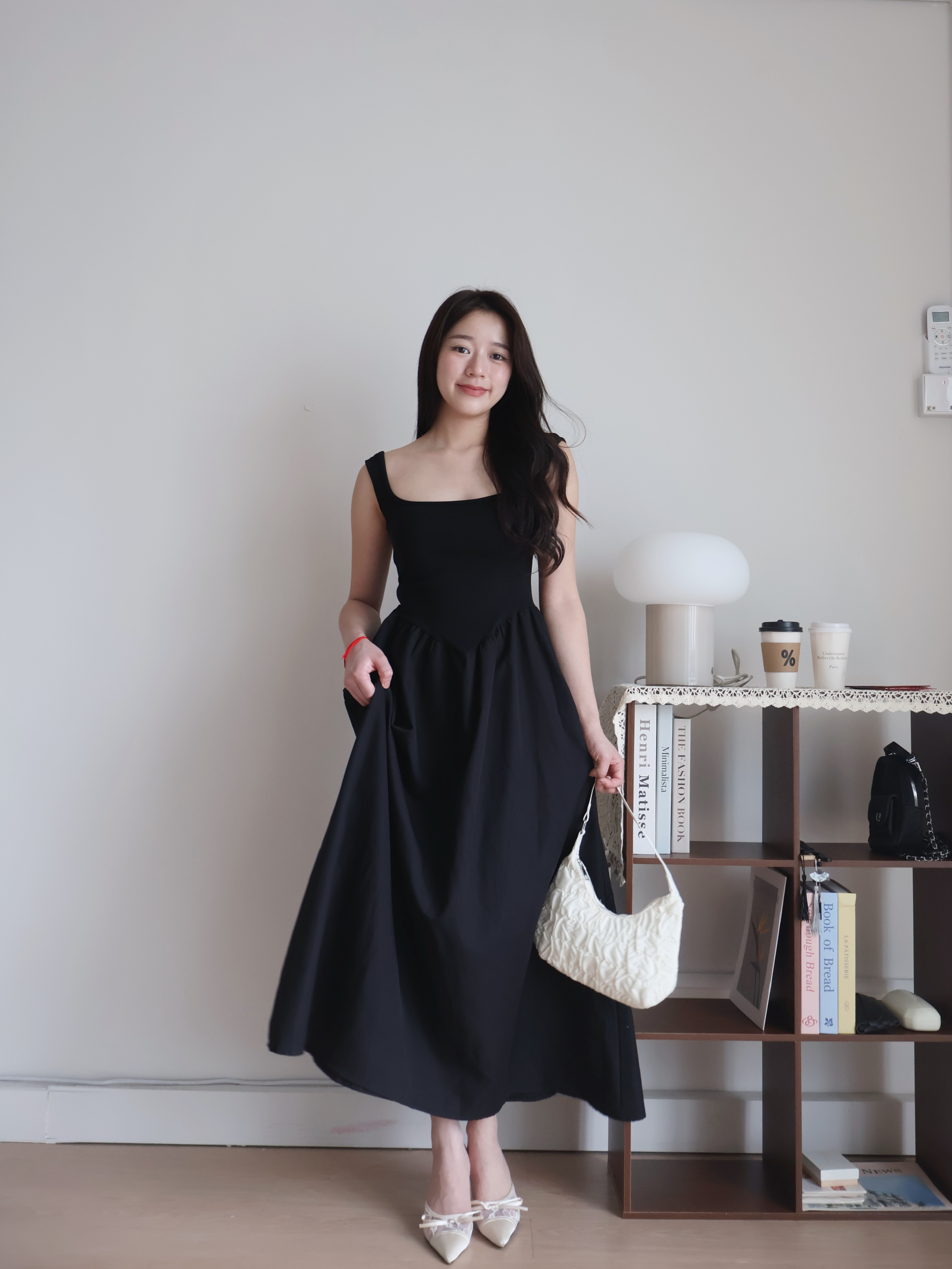 SL35 Black Maxi Dress