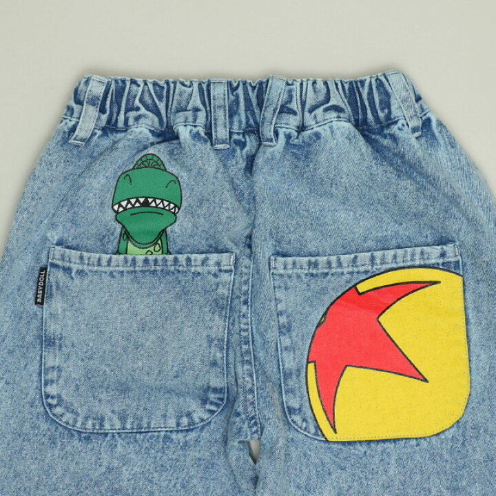 🇯🇵預訂 日本直送🇯🇵Babydoll x Toy Story系列人物前後印花直筒牛仔褲