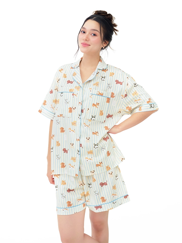 Slip to Sleep - Cream Pup Set