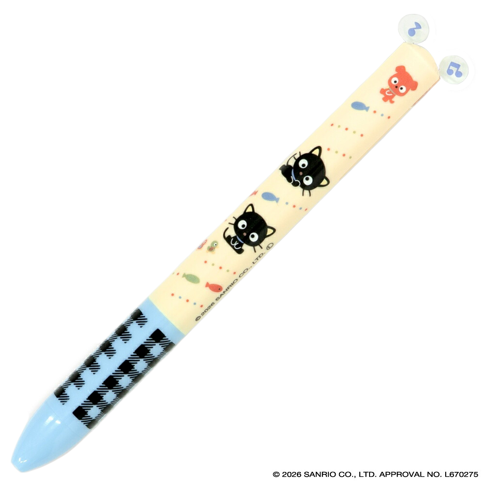 現貨｜Sanrio Chococat 朱古力貓 日本製 mimi 2色 原子筆 (黑紅) 24520301