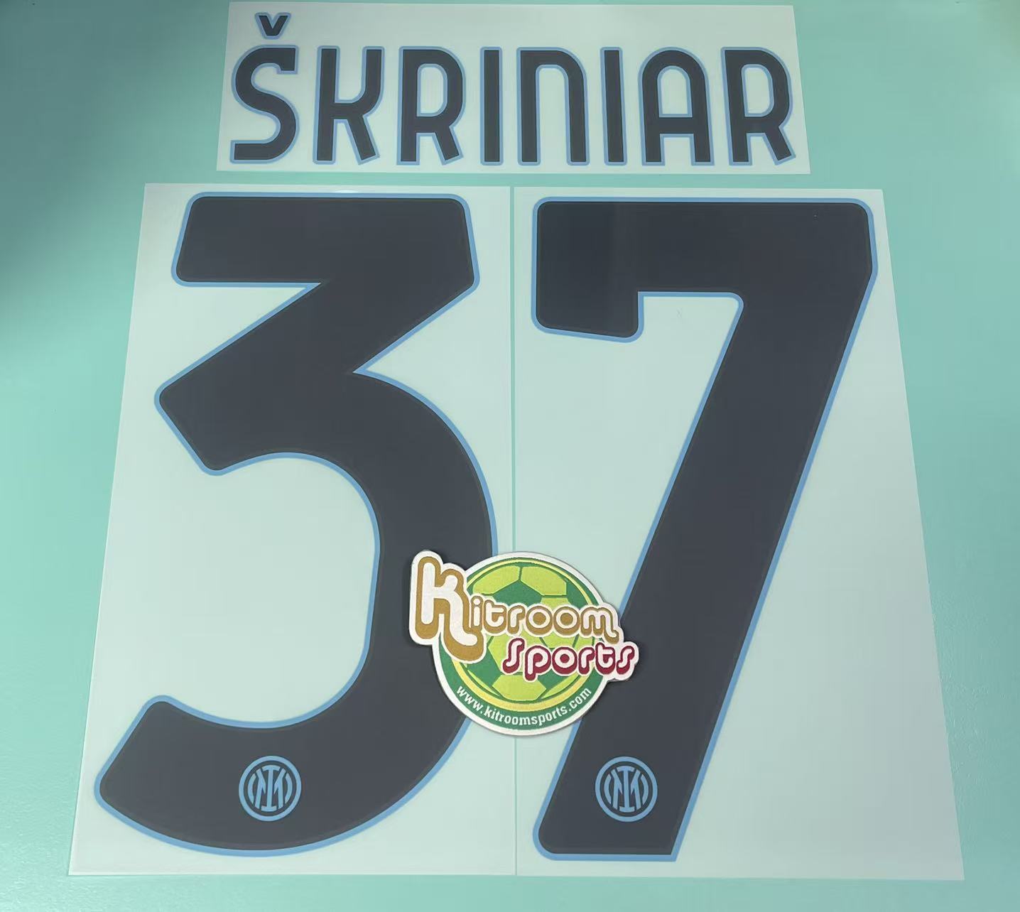 2022-23 Inter Milan 3RD Nameset #37 SKRINIAR