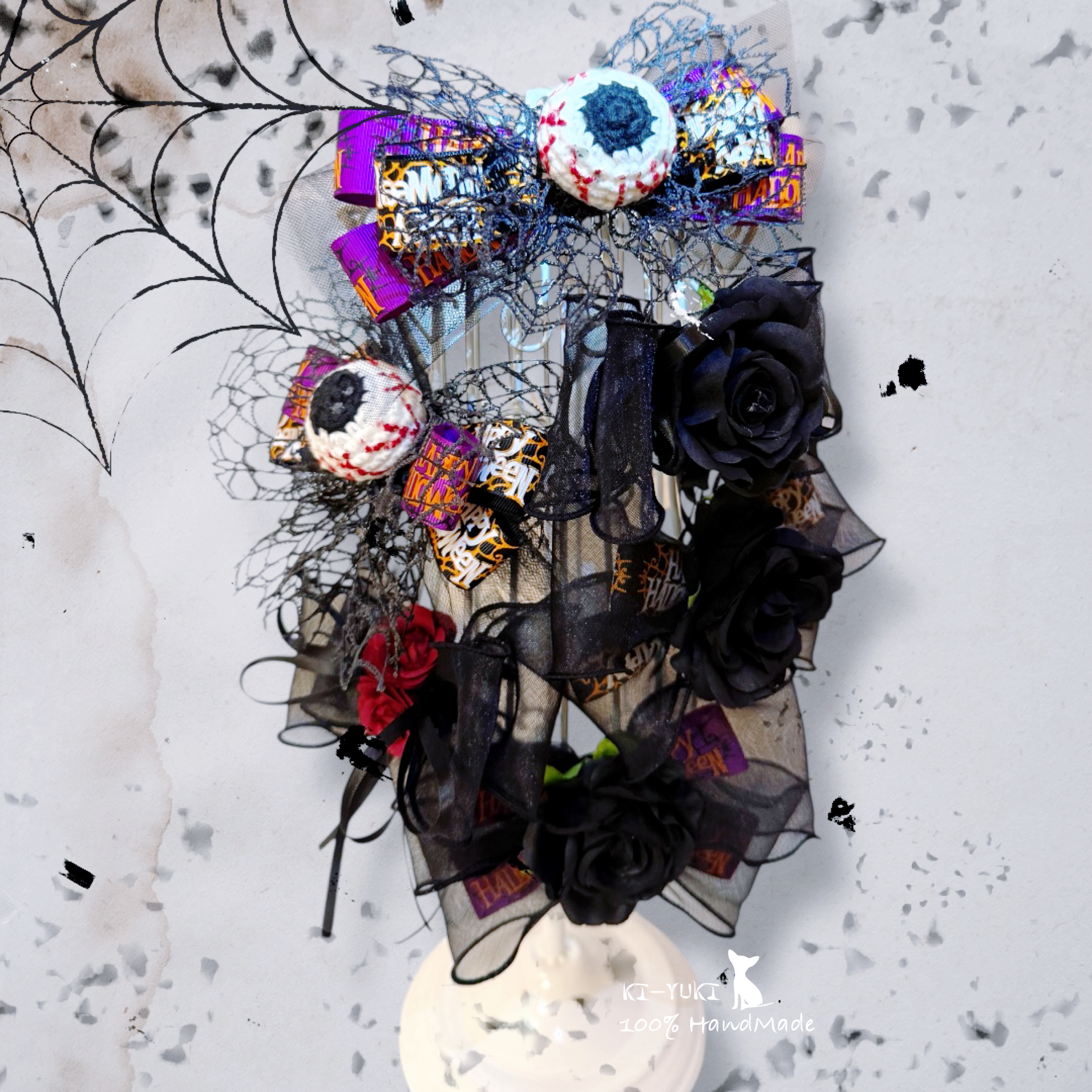 寵物手作 Halloween 暗黑者 歌德風 頸飾