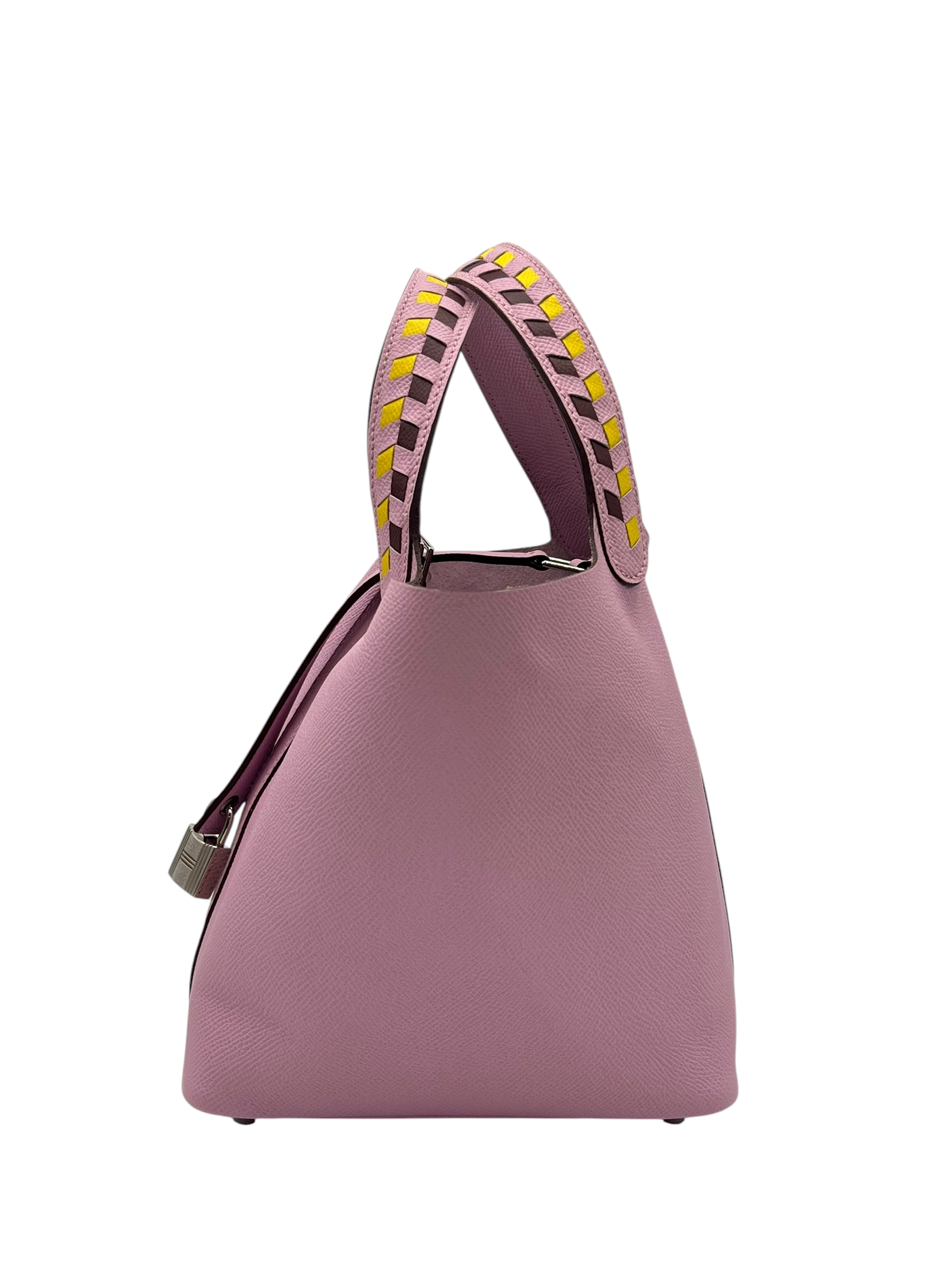 Pre-Owned HERMÉS Mauve Sylvestre Picotin Lock Tressage Stamp D / Product Code: 26050602