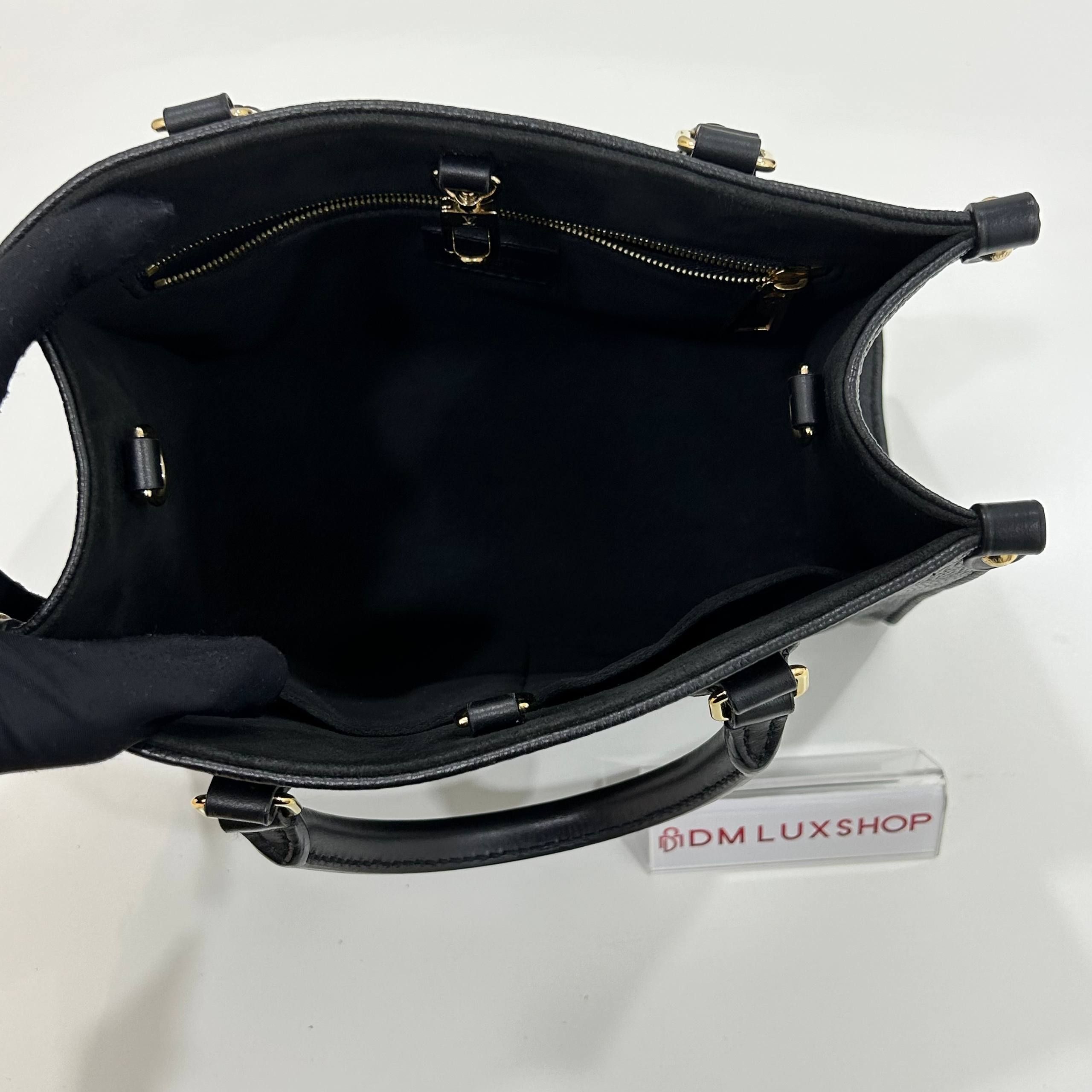 LV Black Empreinte Monogram OnTheGo PM