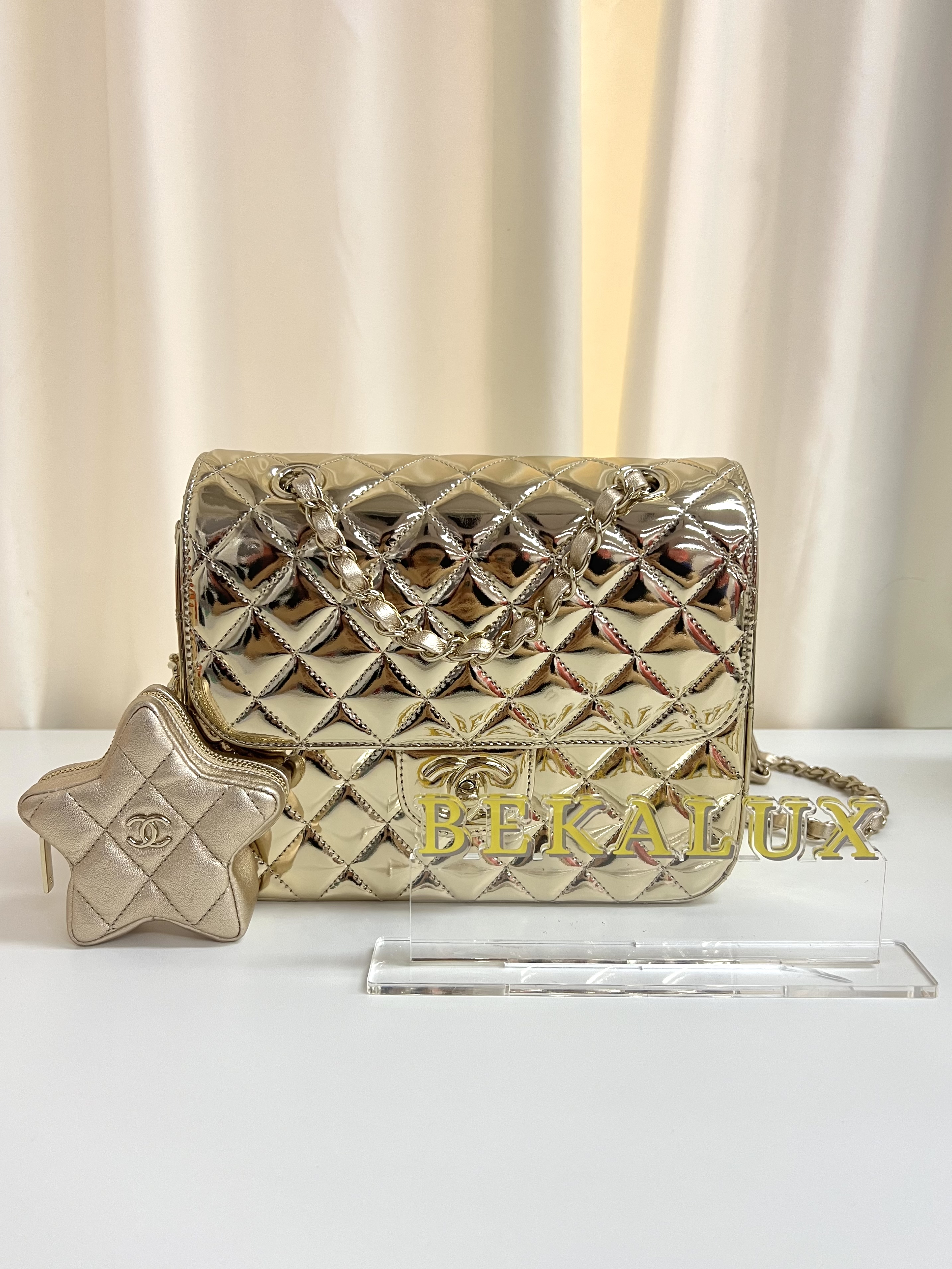 Pre-owned Chanel Hollywood Boulevard Mini Flap with Star Coin Purse/ Product Code: 26013001