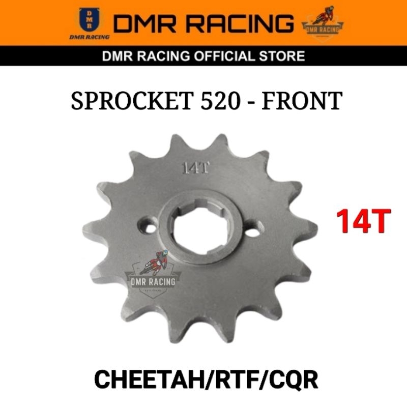 MOTOCROSS CHEETAH/RTF250/CQR/BSE Front Rear Sprocket Set 520 (4 Hole) 12T 13T 14T 15T 39T 43T 45T 47T 50T