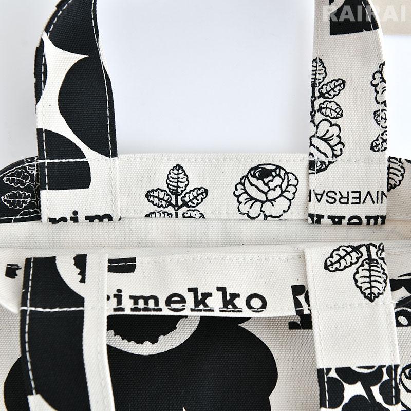 🆕【⭐訂購⭐】🌀 🇯🇵 日本直送 #日本限定 #marimekko Nyytti 75周年限量版Tote bag(黑色 x 白色)🌀 [ELID-0226][261030]