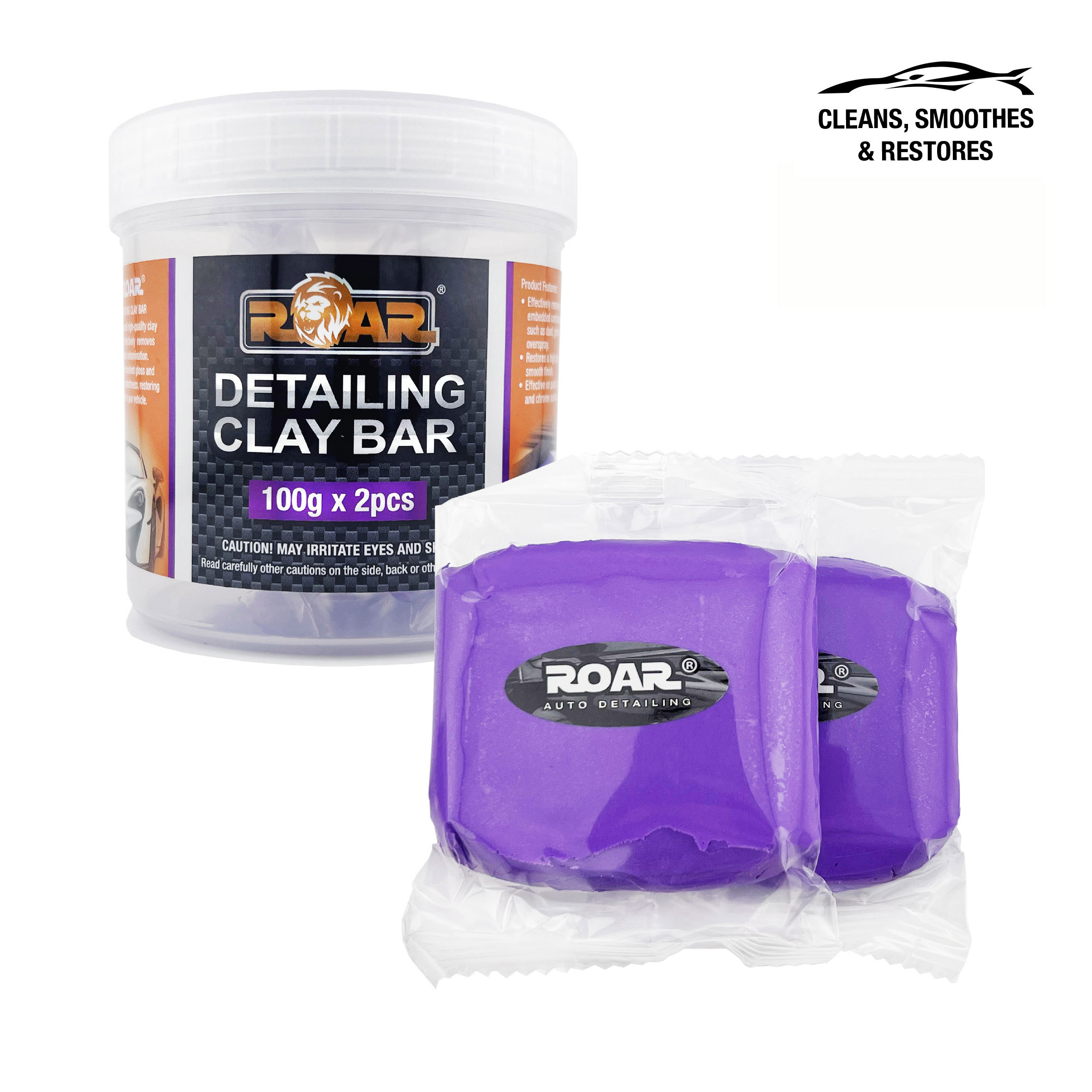 ROAR 車身去污泥膠 100g x 2塊