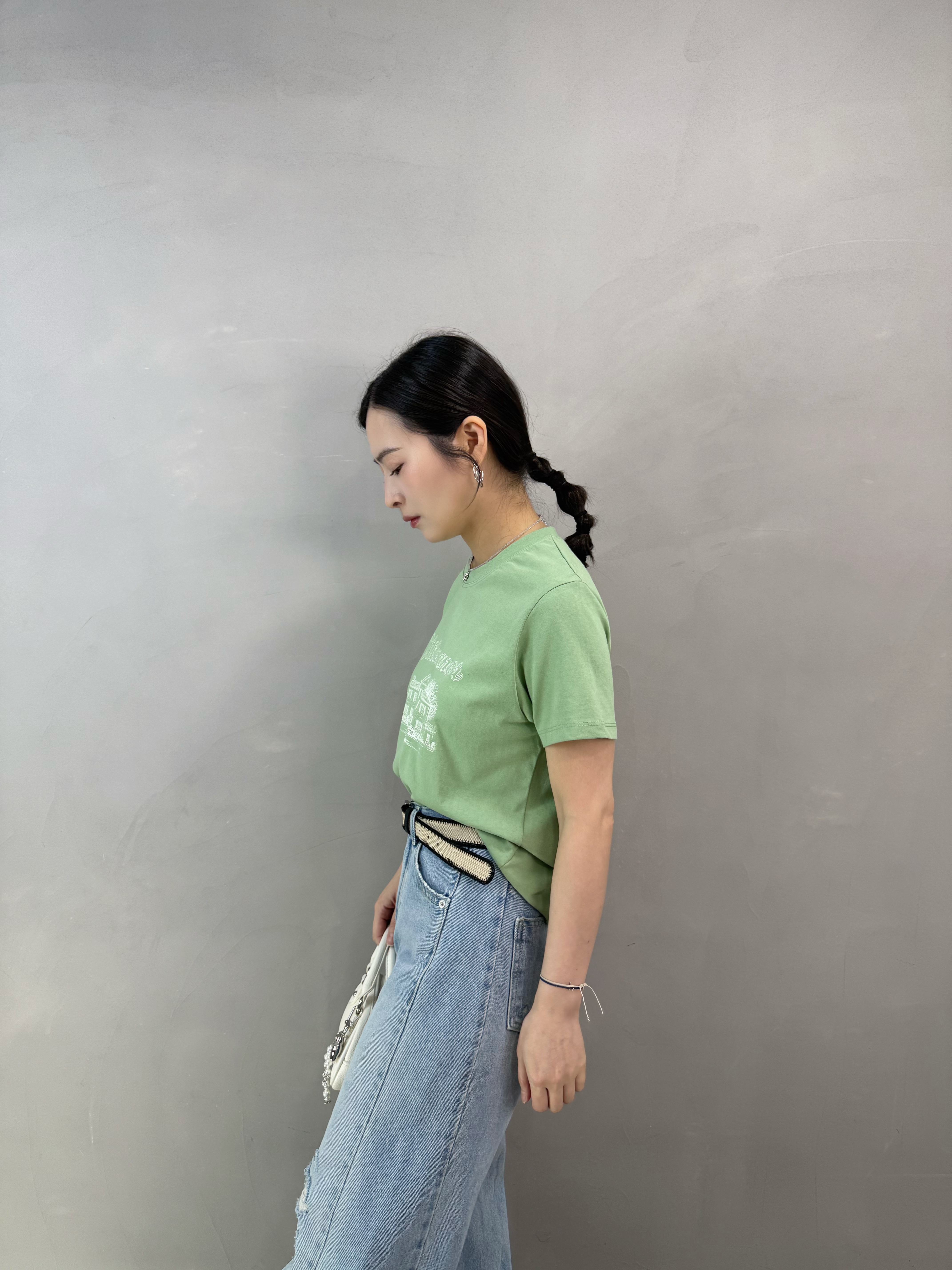 S63 屋仔print短Tee