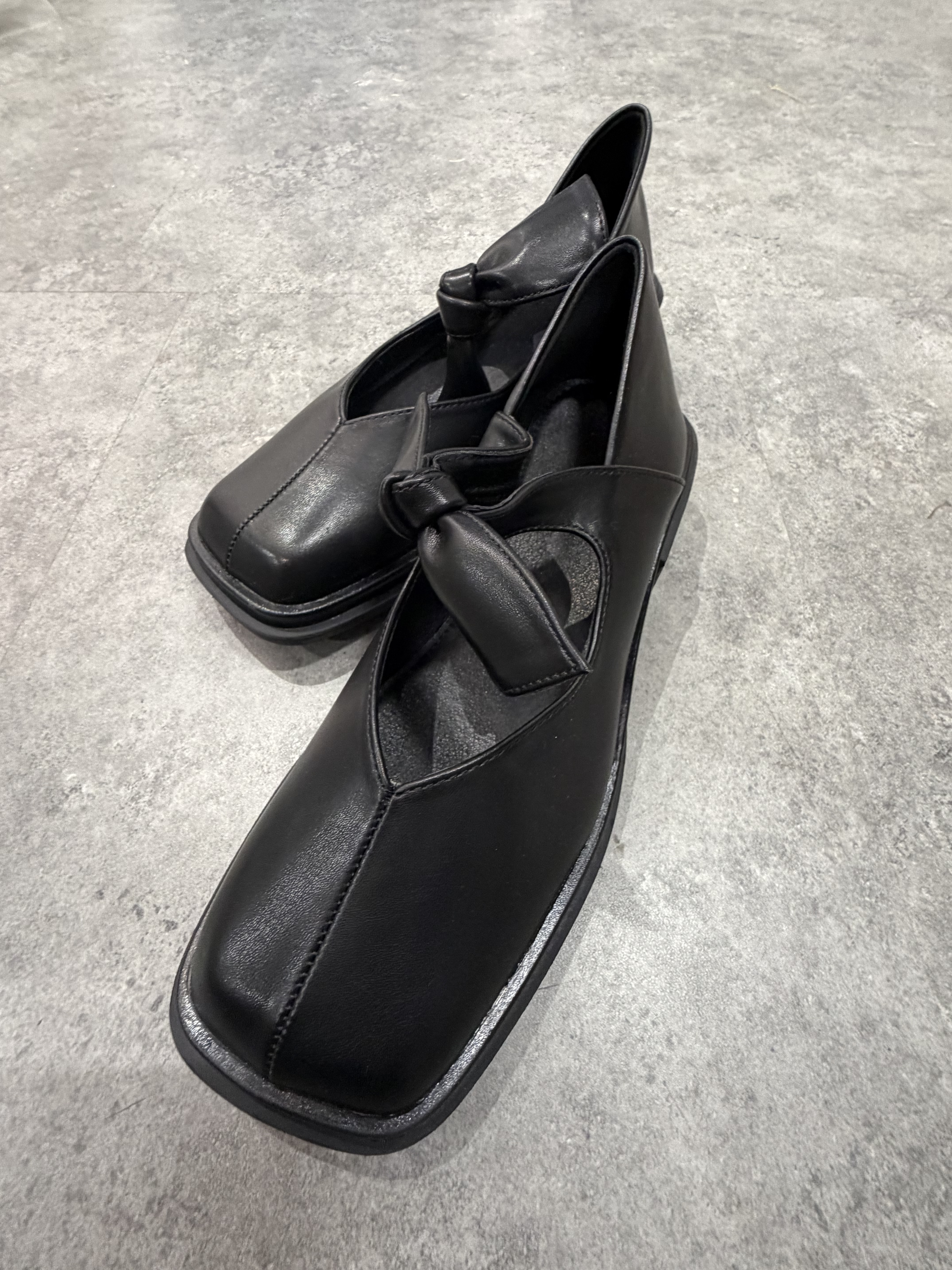 復古方頭瑪麗珍鞋