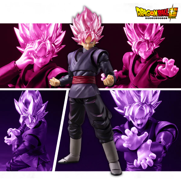 SHF 龍珠超 黑悟空（桃紅悟空）可動figure 孫悟空 人偶 S.H.Figuarts Dragon Ball Super Goku Black Rose action figure