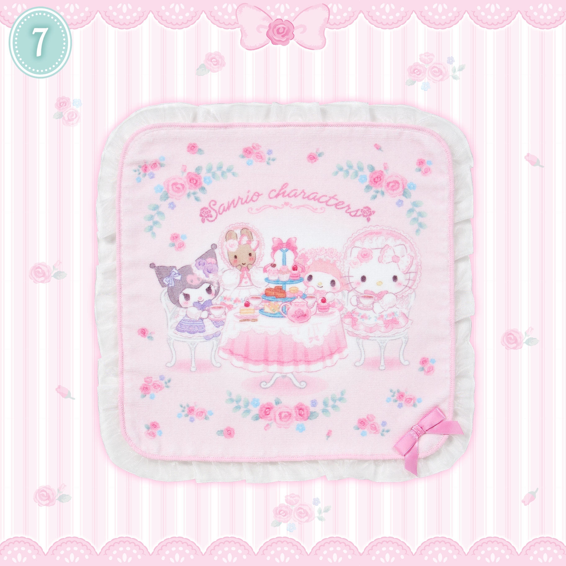 🌸 【預訂】Fairytale afternoon tea party Series-No.7-Mini Towel