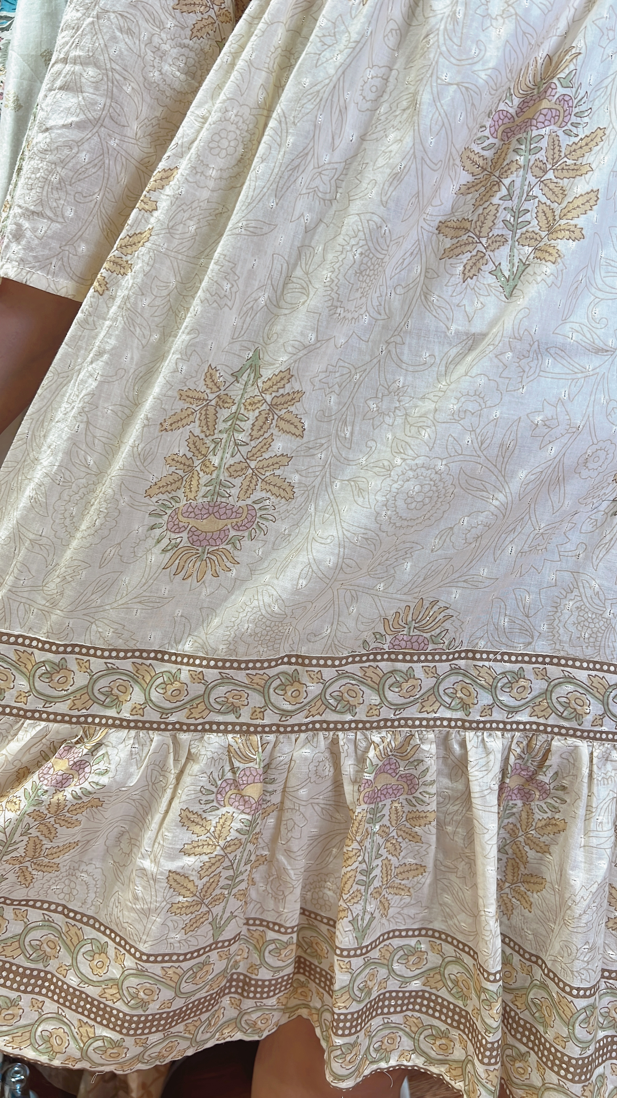 1980 Cottage Feel Macaron V-Neck Short OP