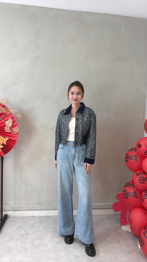 A-JP739135 STRAIGHT CUT LIGHTWEIGHT DENIM L/P