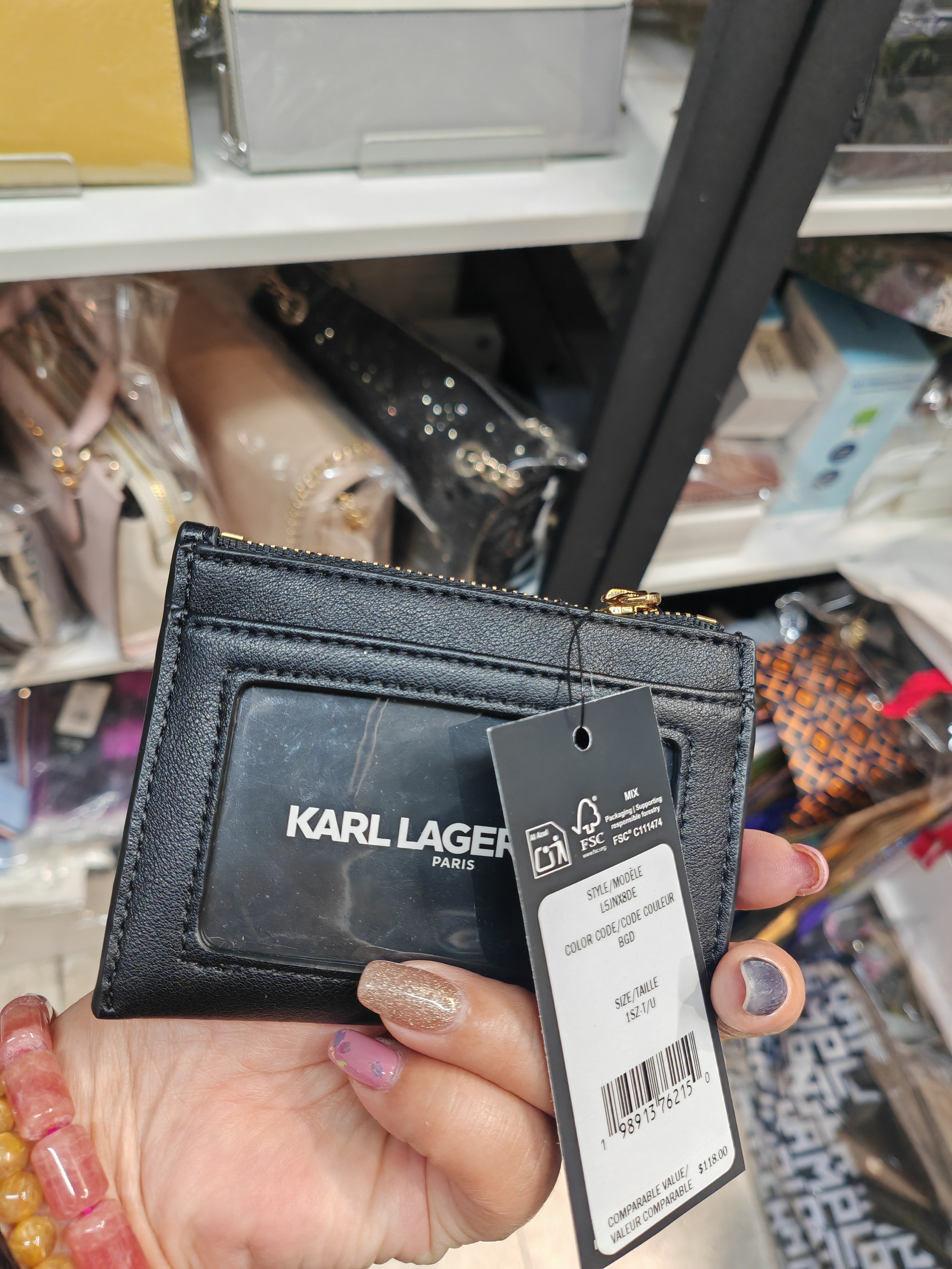香港現貨-karl lagerfeld cardholder 