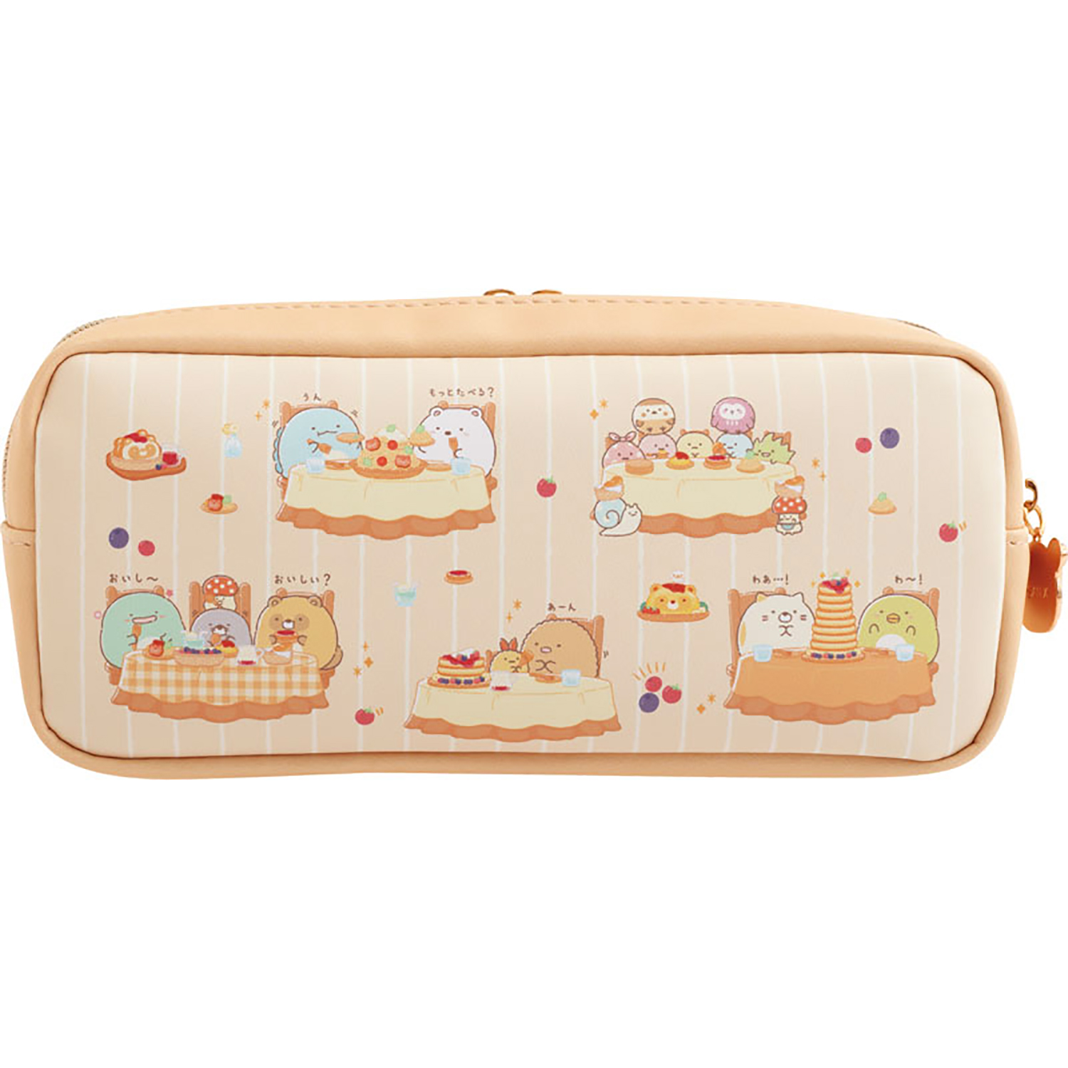 角落生物 - 狸貓餐廳系列筆袋 (淺啡色菜單款)