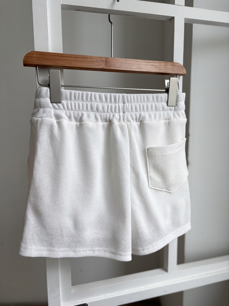 Elysian Boat Neck Belted Set (White)