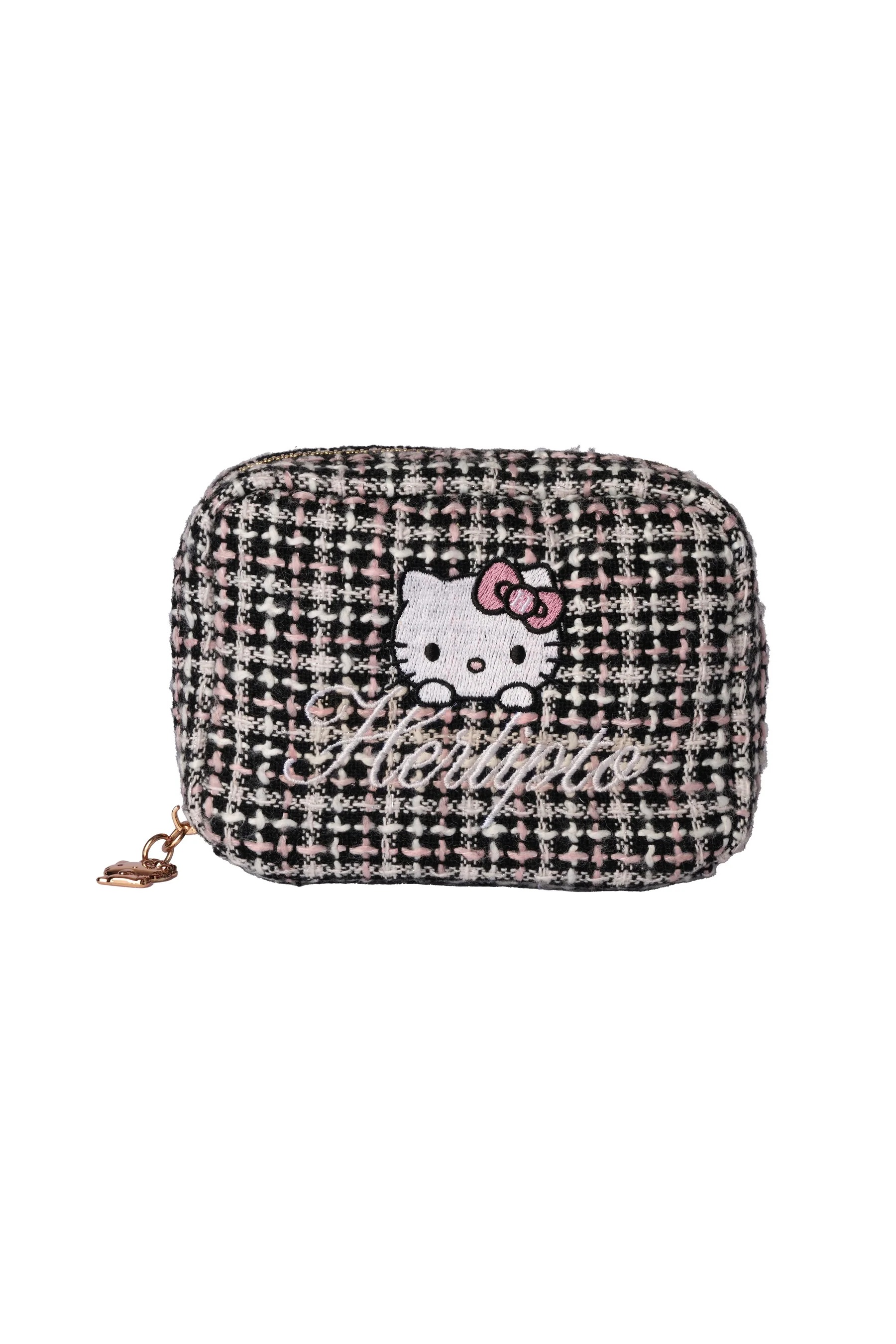 🎀【預訂】Her lip to × Kitty Tweed Mini Pouch R