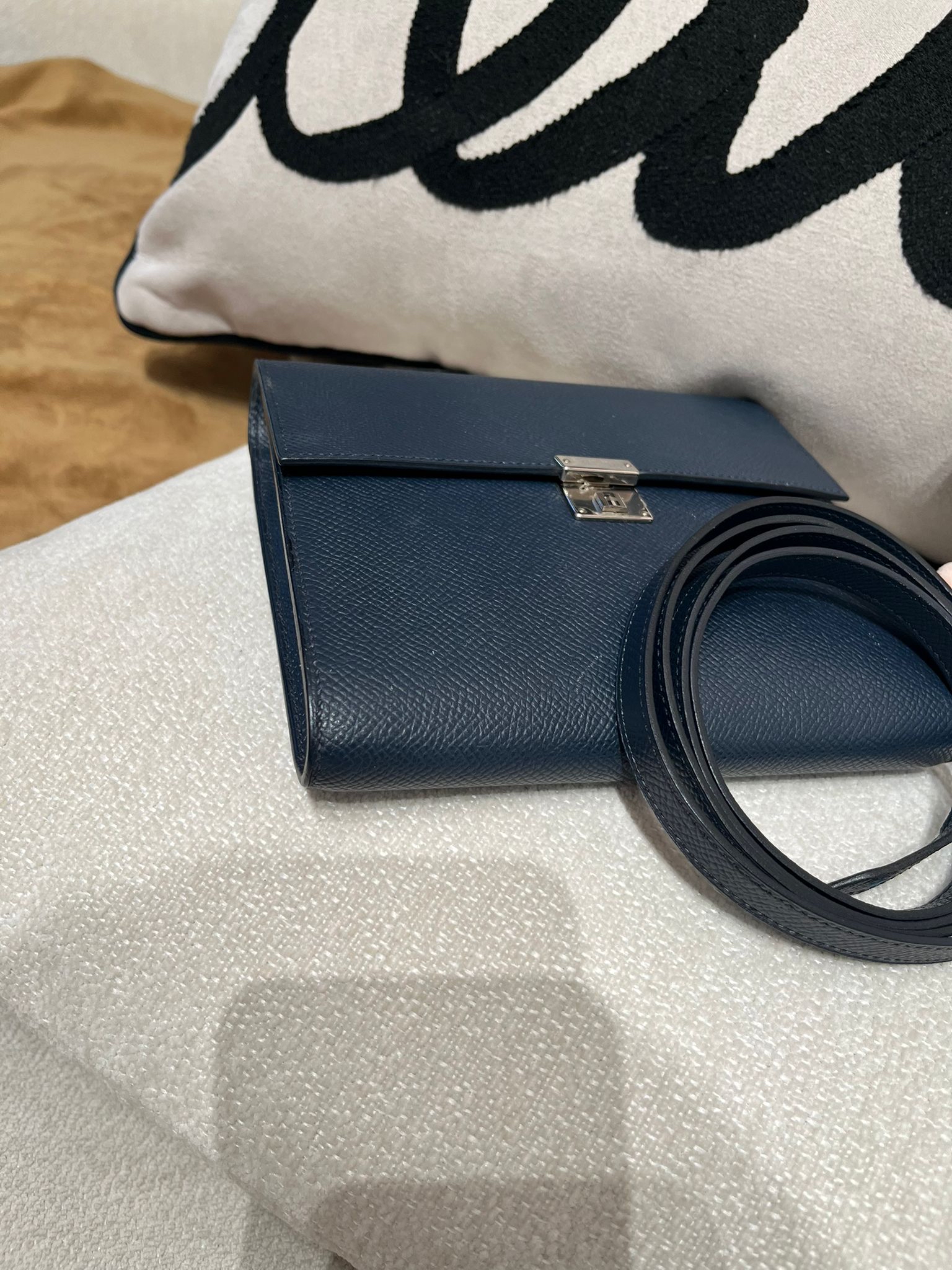 Hermes clic 16 bag Epsom ,STAMP A 100%Authentic, 92%new✅dust bag 