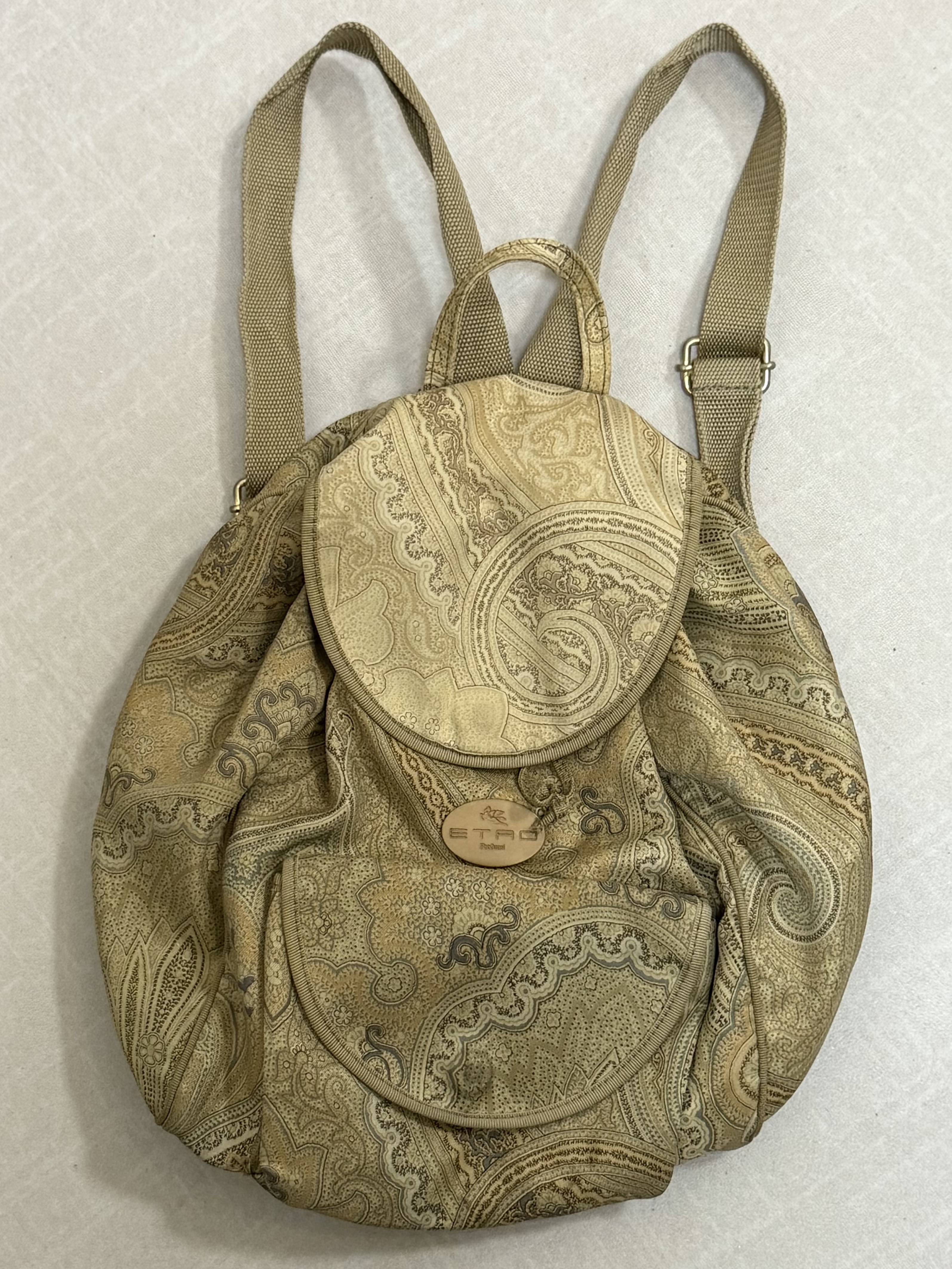Etro Paisley Drawstring Backpack