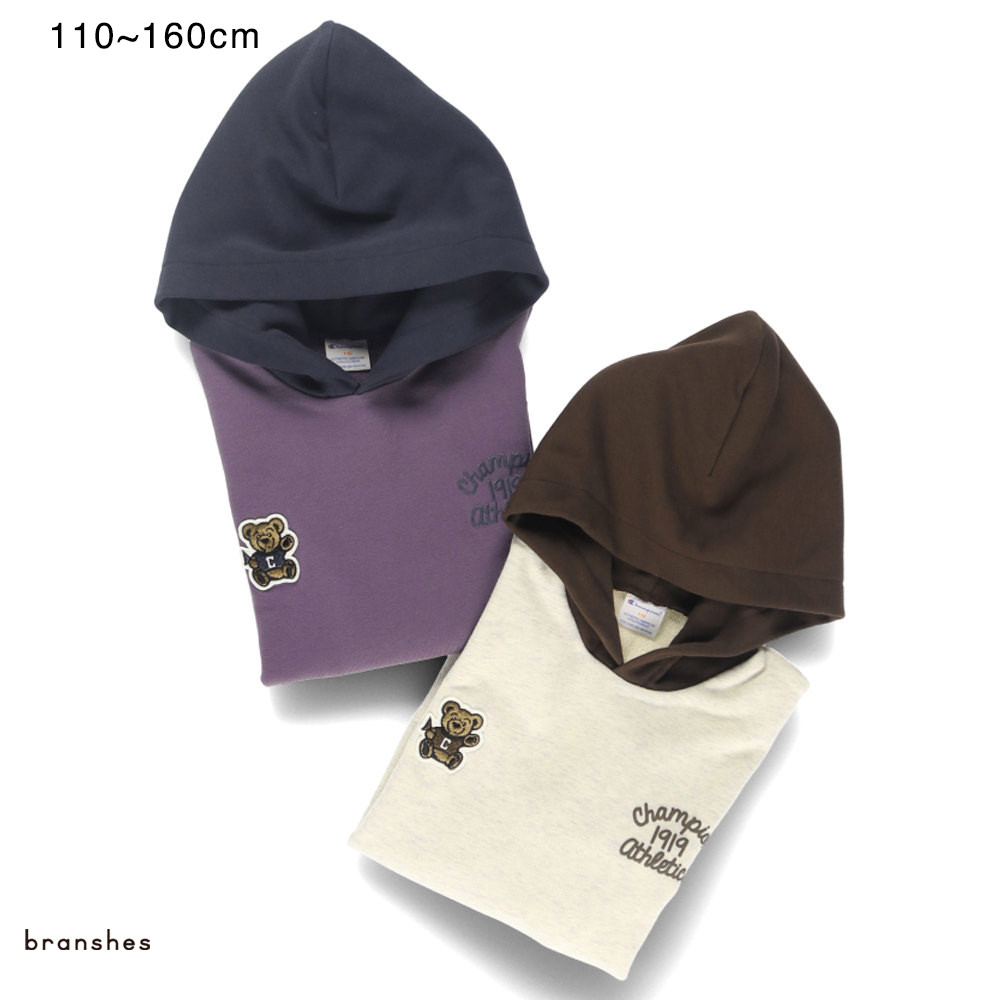 🆕【⭐訂購⭐】 🌀#Champion 小熊刺繡貼布 特別版 撞色連帽衛衣［2款選］🌀[ELIA-0103][261014]