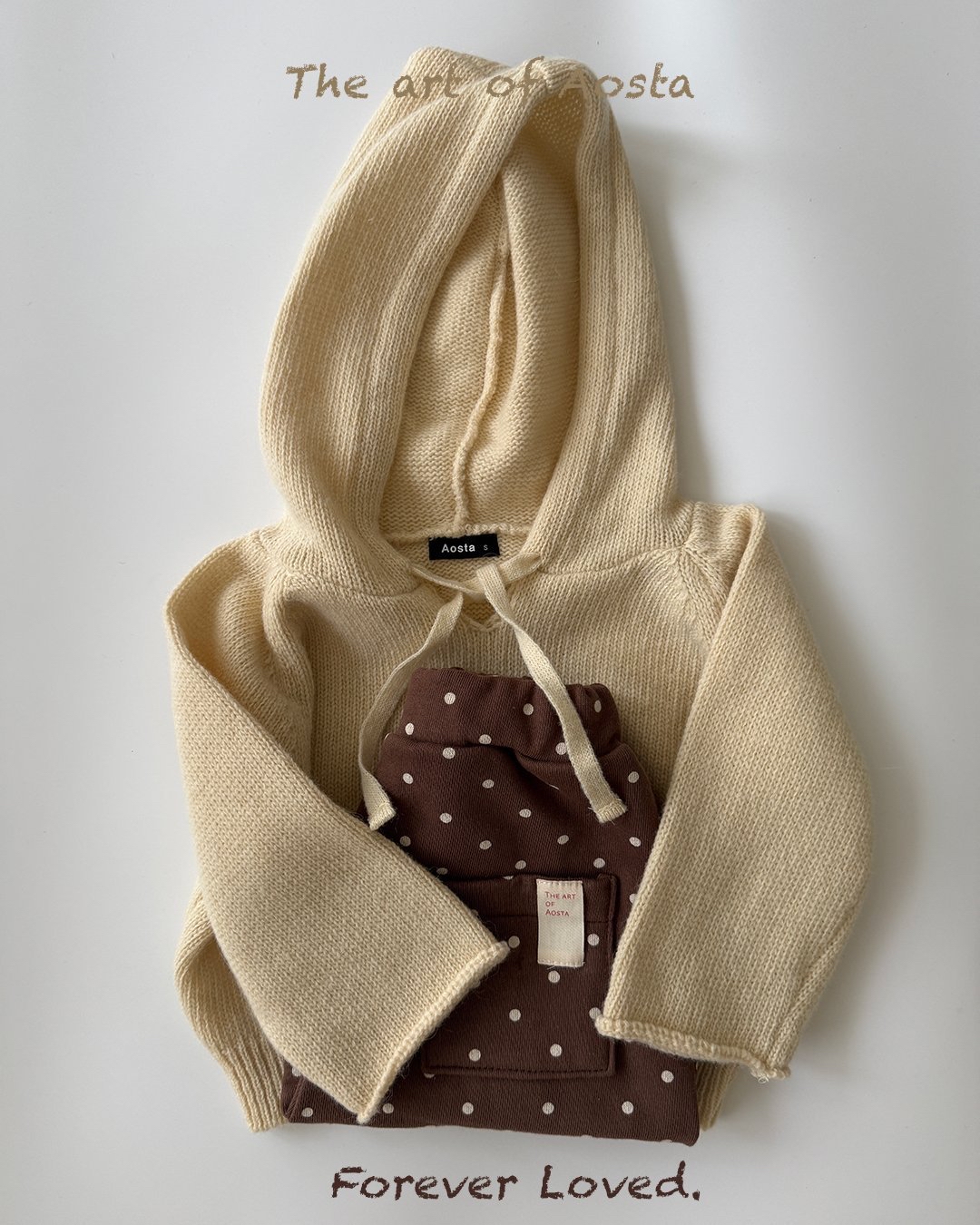 Aosta | [Knit Cookie Hoodie]