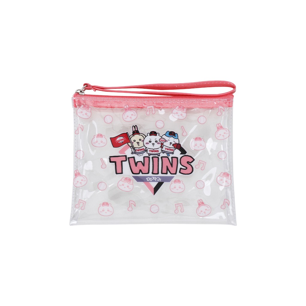 《Pre-Order》Clear Pouch｜韓國 Chiikawa 吉伊卡哇 X LG Twins 棒球隊商品 第二彈 (26CKW17-P)
