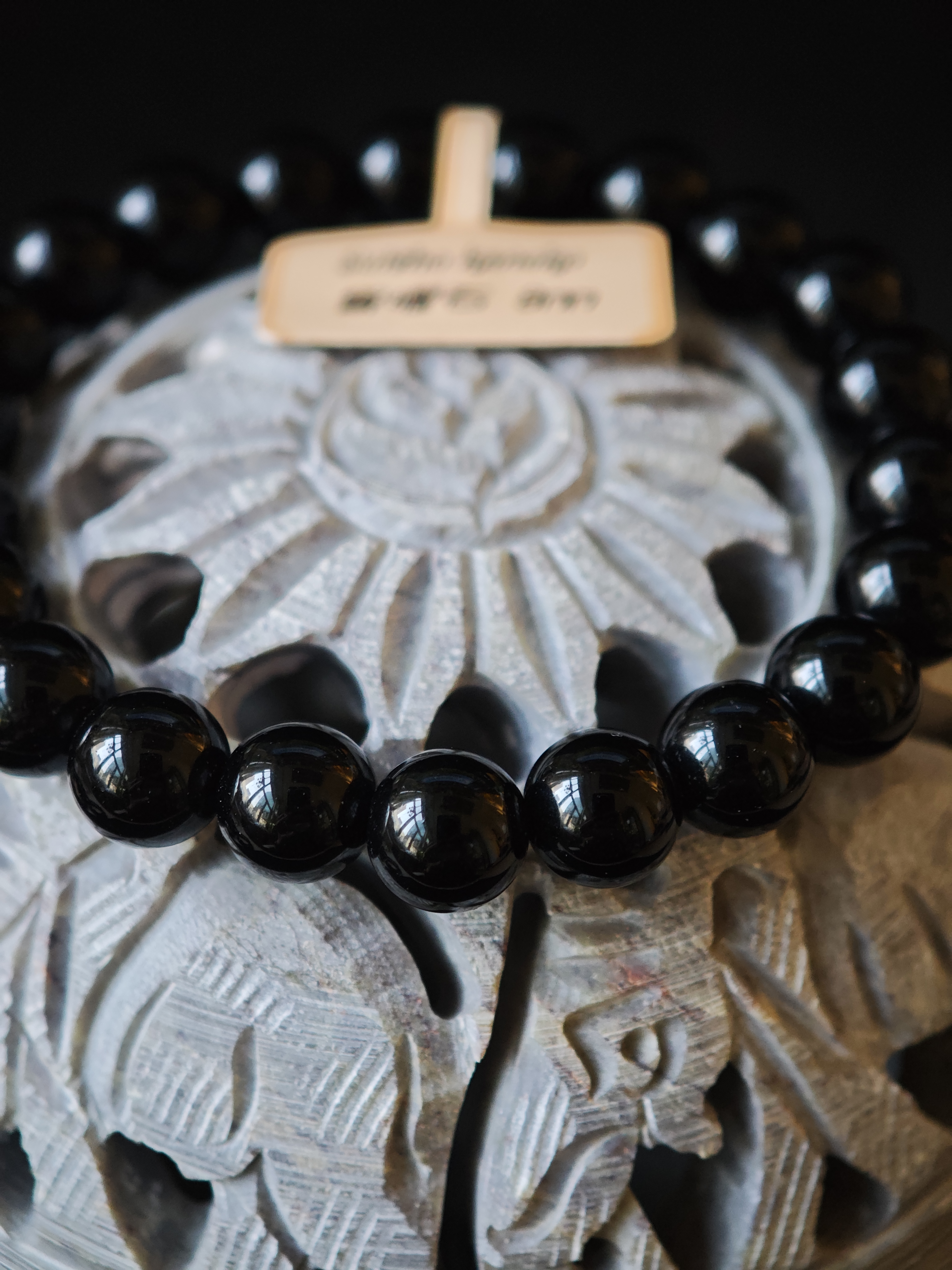 ✨新品水晶手串✨😊實物拍攝📷✨⚫黑曜石🖤✨✨