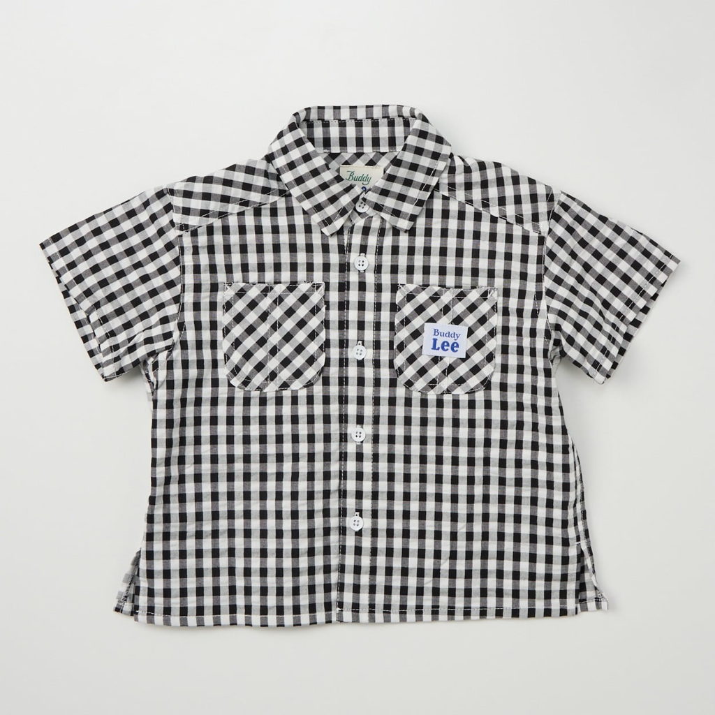 🇯🇵預訂 日本直送🇯🇵Buddy Lee 兩色標籤口袋格紋短袖恤衫