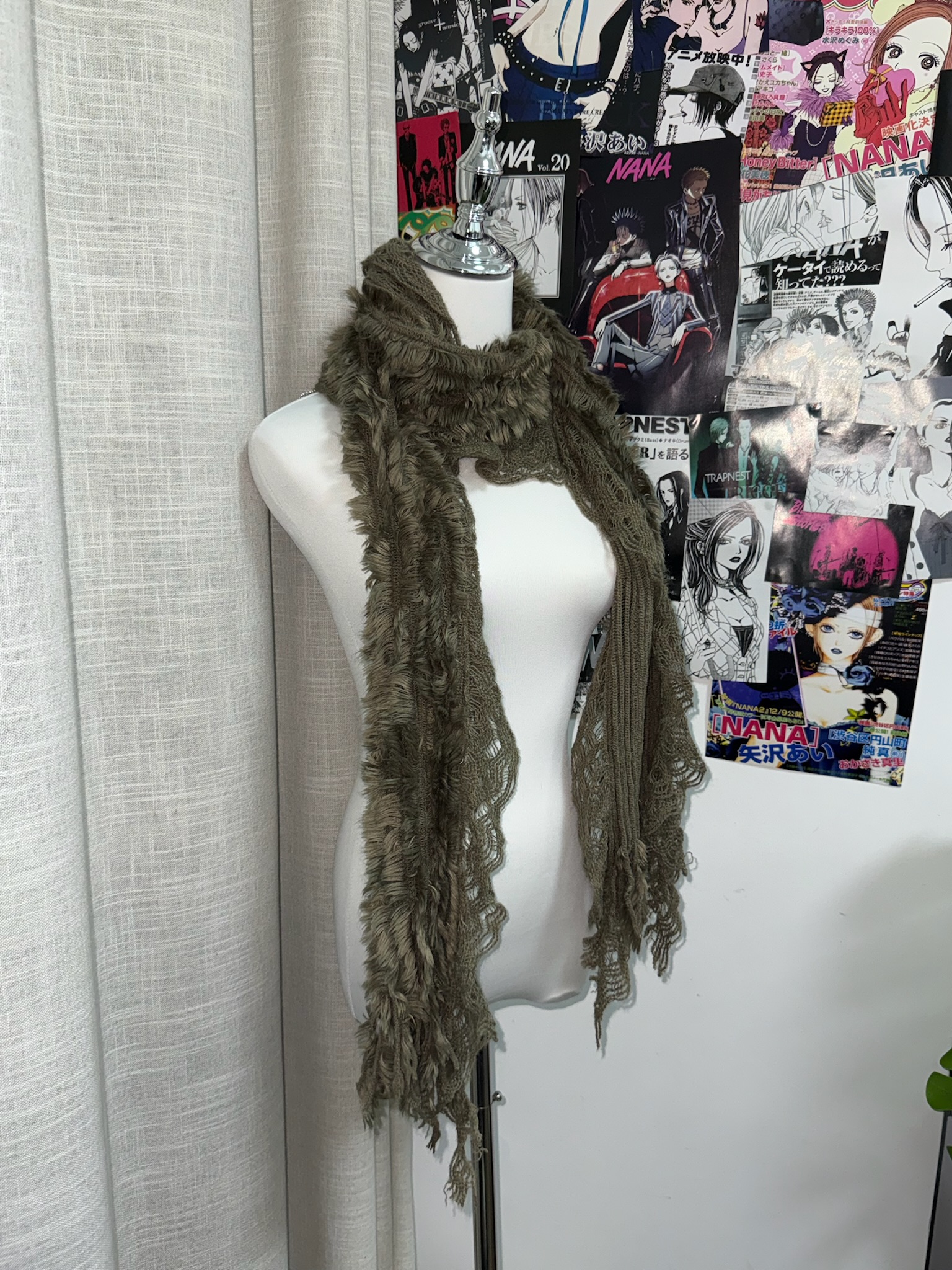 Vintage Fringed Nest Scarf