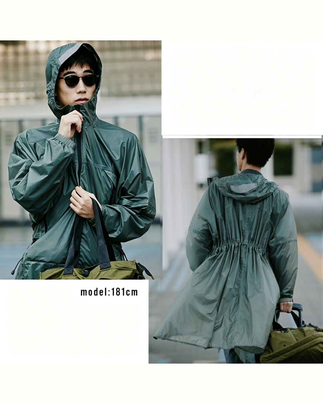 日本代購【 2026新商品 日本直送 KiU 最輕量 便攜 雨褸 (約320g) Lightest Compact Rain Poncho 】