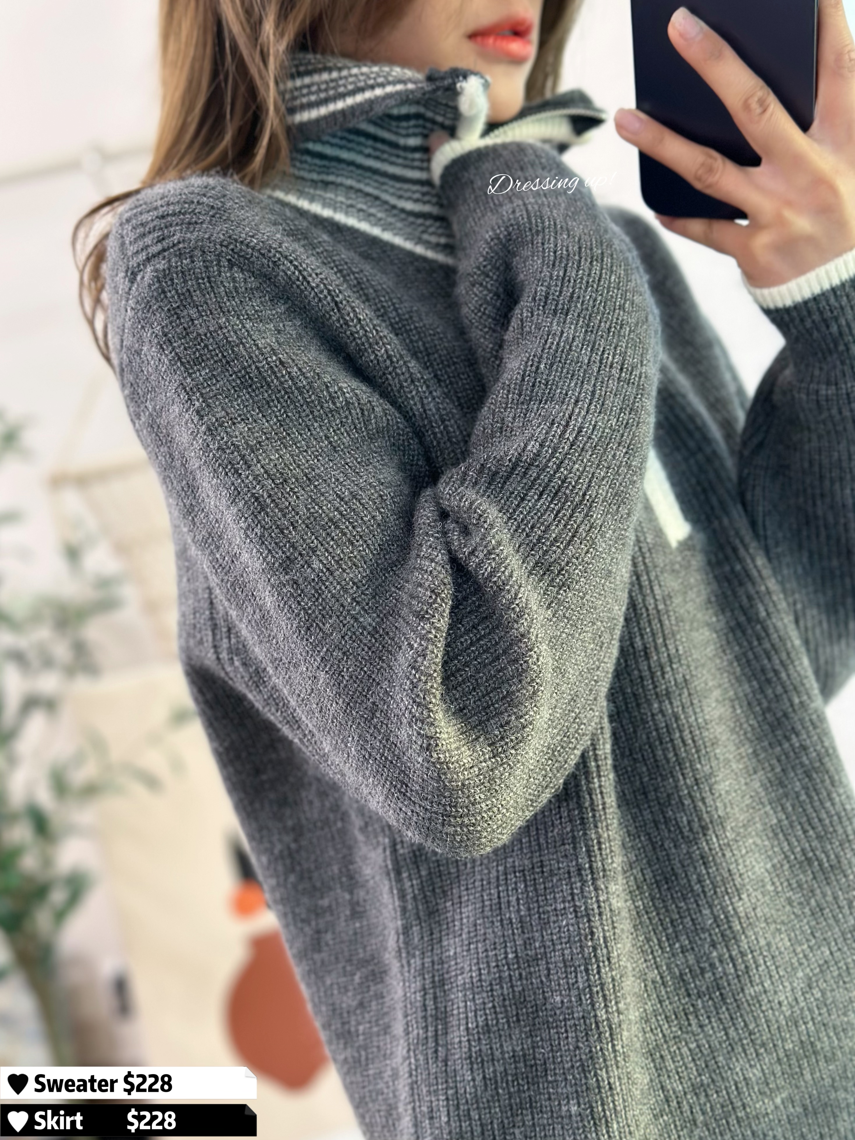  領位兩著法｜極暖企領針織