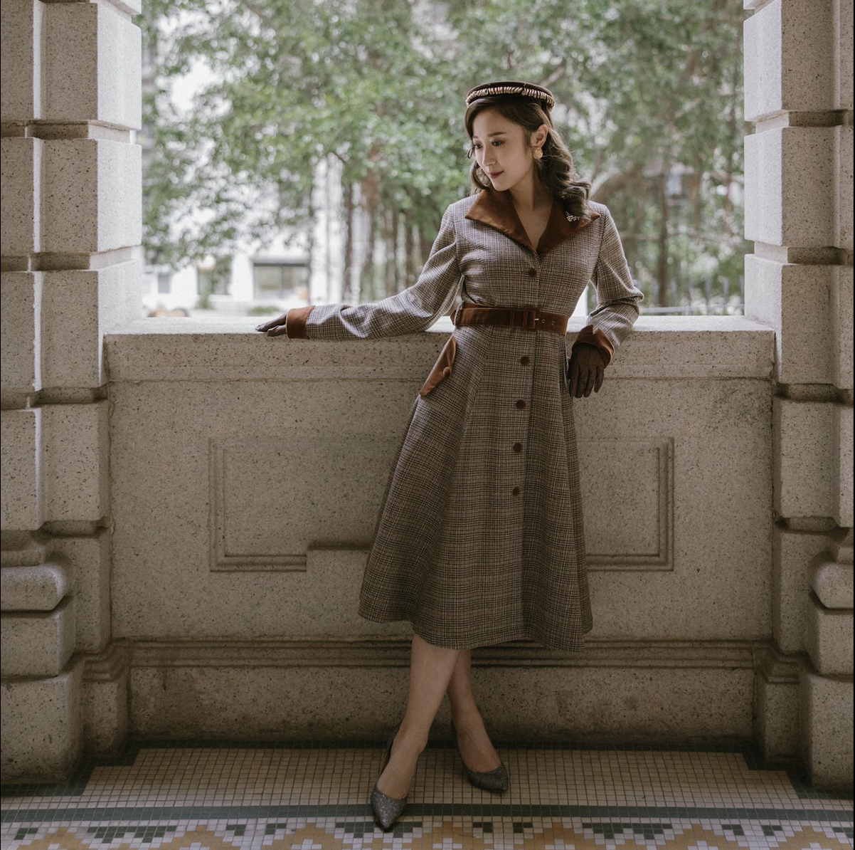 (Ready/Custom-Made) 1950s Inspired Lady Sherlock Princess Coat Dress (FM198)