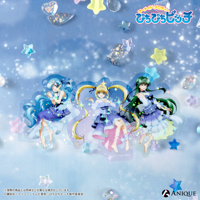 《Pre-Order》Holographic Clear Sticker Set 閃片透光貼紙組｜唱K小魚仙 Pichi Pichi Pitch 月夜之人魚奏 POP UP SHOP (26PP47-P)