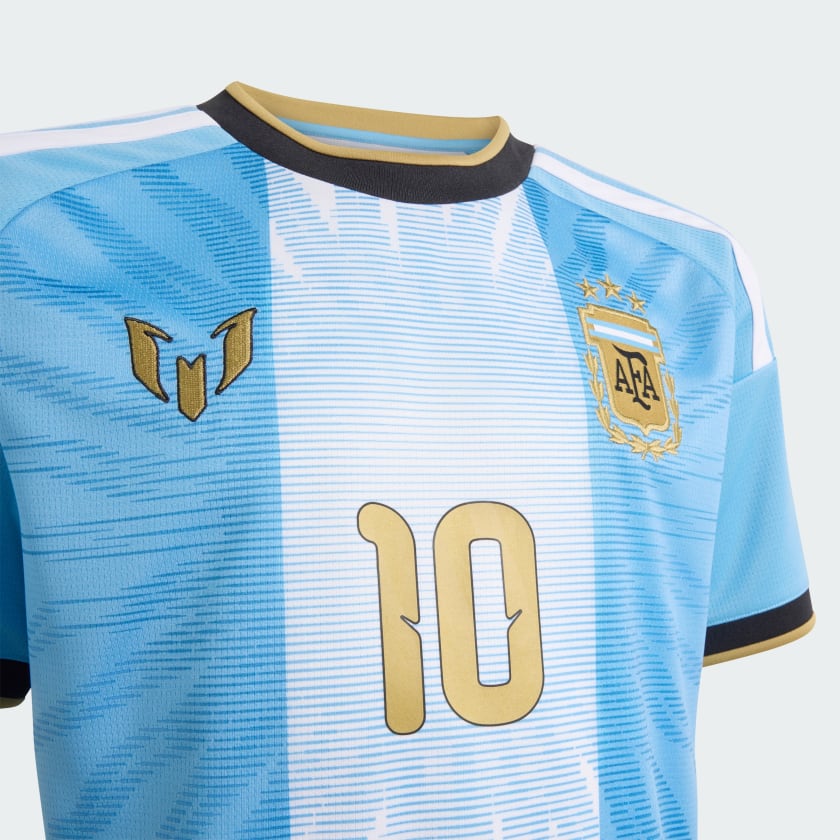 🔥 Adidas x Messi 美斯阿根廷紀念大童球迷版球衣 (連MESSI金色印字) LD3307