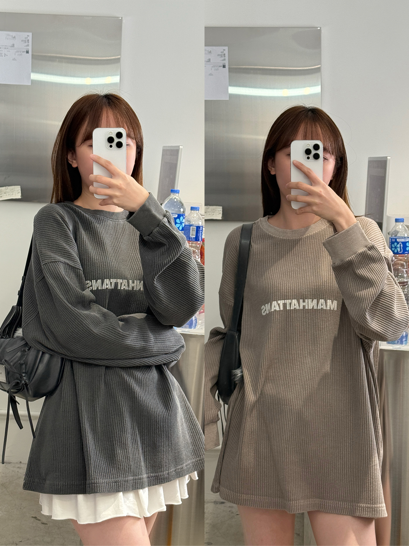 𝐌𝐚𝐧𝐡𝐚𝐭𝐭𝐚𝐧𝐬 𝐰𝐚𝐟𝐟𝐥𝐞 𝐤𝐧𝐢𝐭 𝐥𝐨𝐧𝐠 𝐬𝐥𝐞𝐞𝐯𝐞 𝐭𝐨𝐩