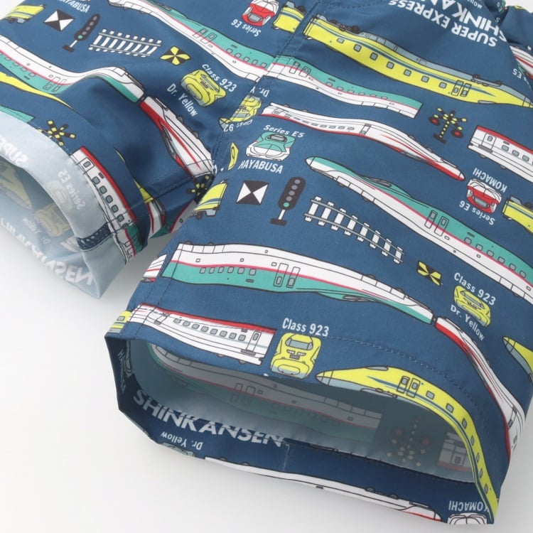 🆕【⭐訂購⭐】🌀 🇯🇵 日本直送 JR新幹線列車全印花 UV防護 #泳褲［2款選］🌀 [ELDA-0167][260518]