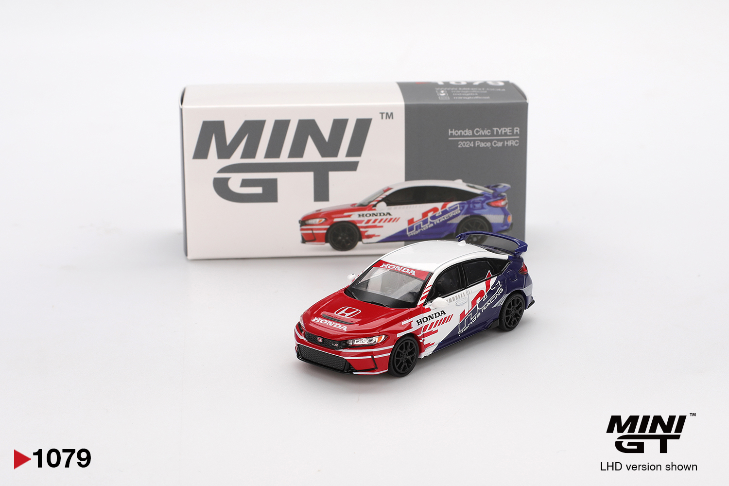 Mini GT 1/64  Honda Civic TYPE R 2024 Pace Car HRC - MGT01079-L 